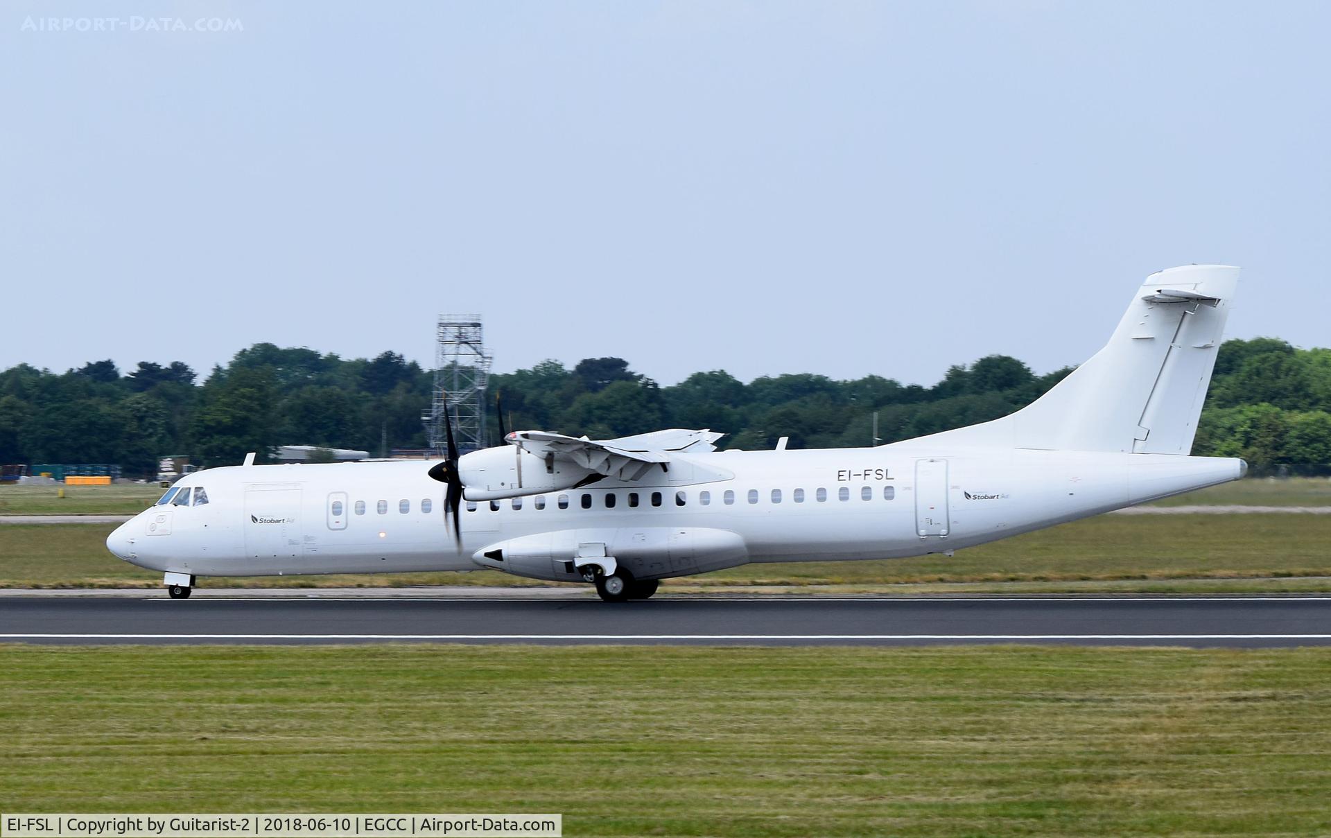 EI-FSL, 2016 ATR 72-212A C/N 1339, At Manchester
