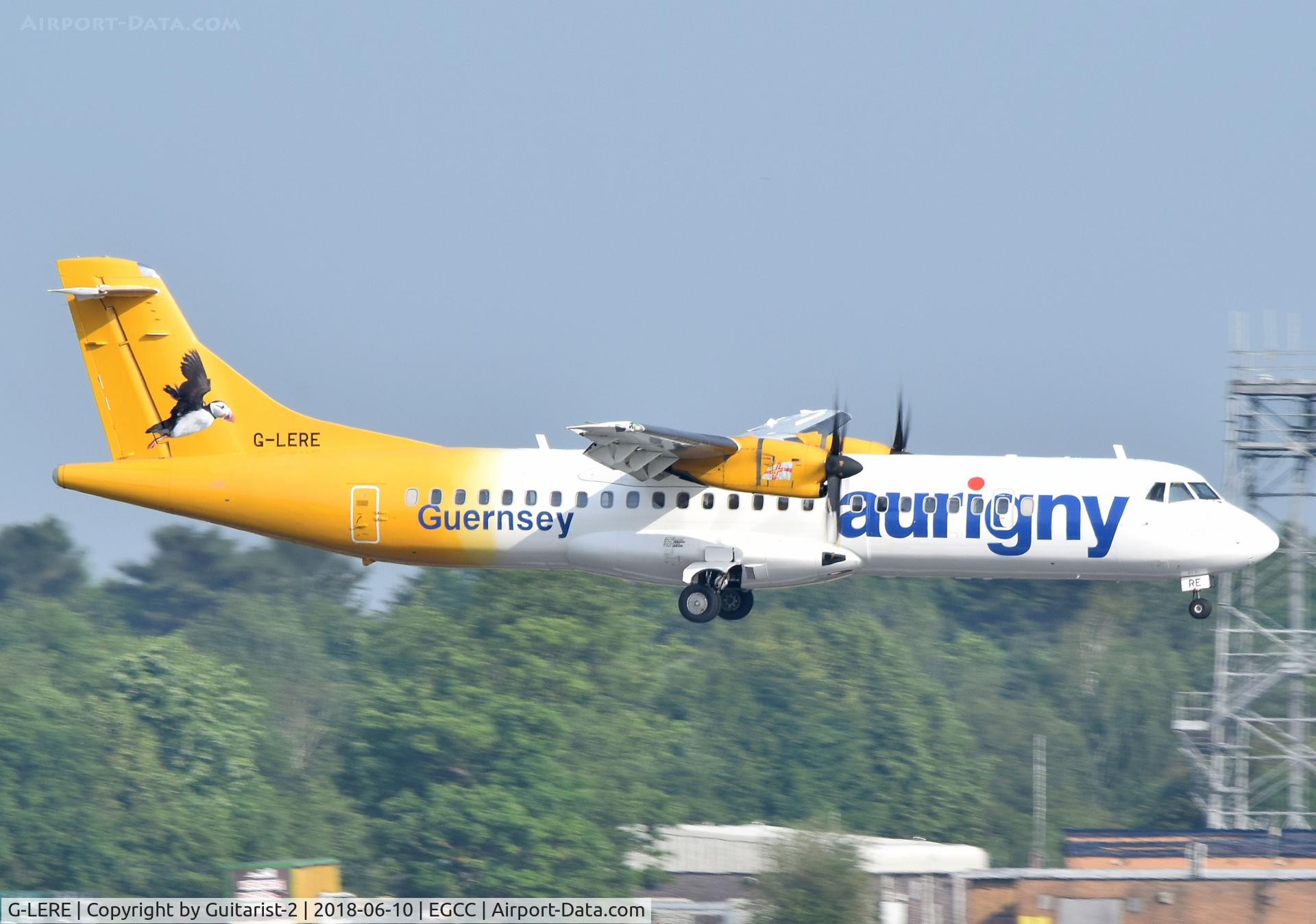 G-LERE, 2009 ATR 72-212A C/N 891, At Manchester