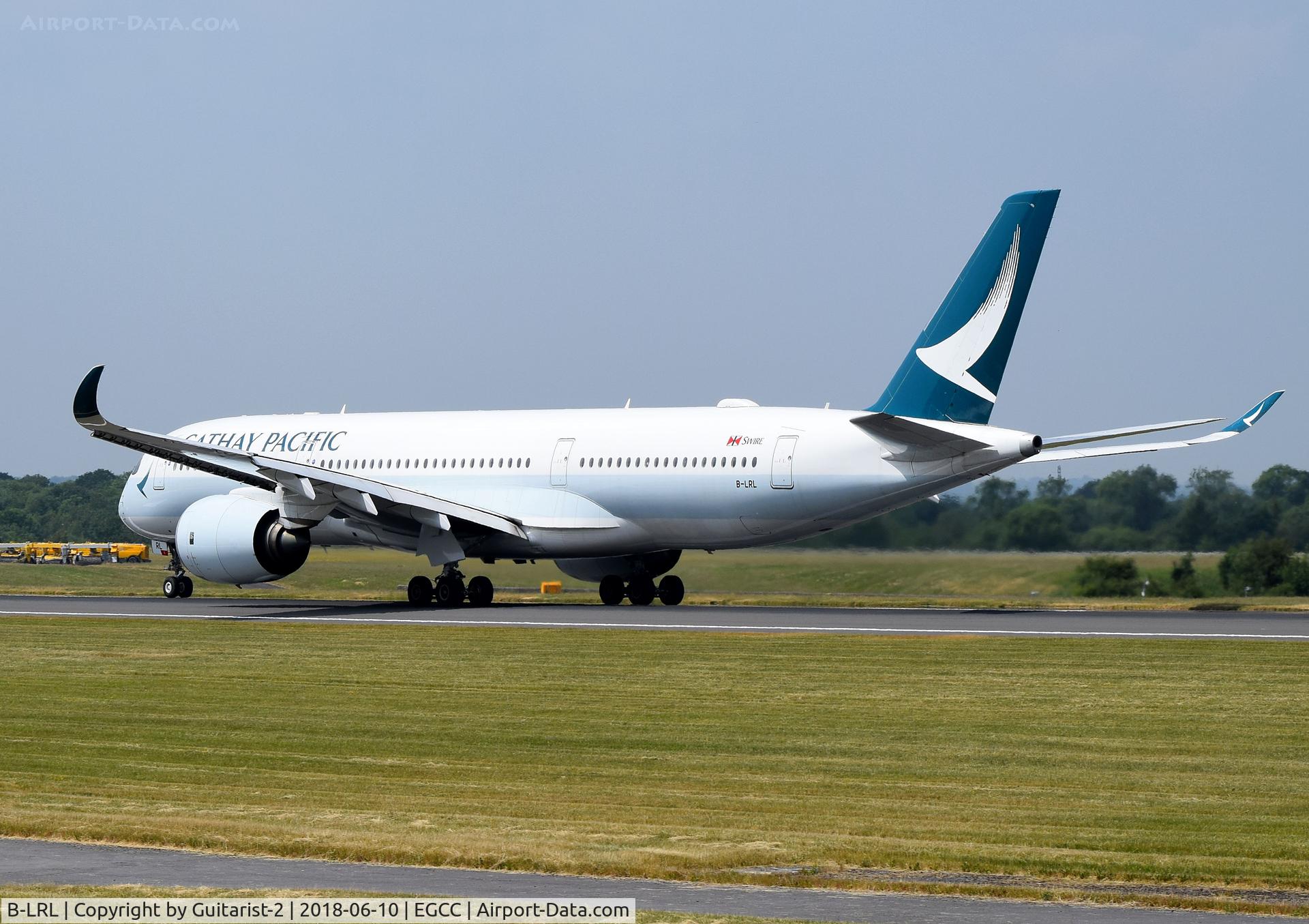B-LRL, 2017 Airbus A350-941 C/N 072, At Manchester