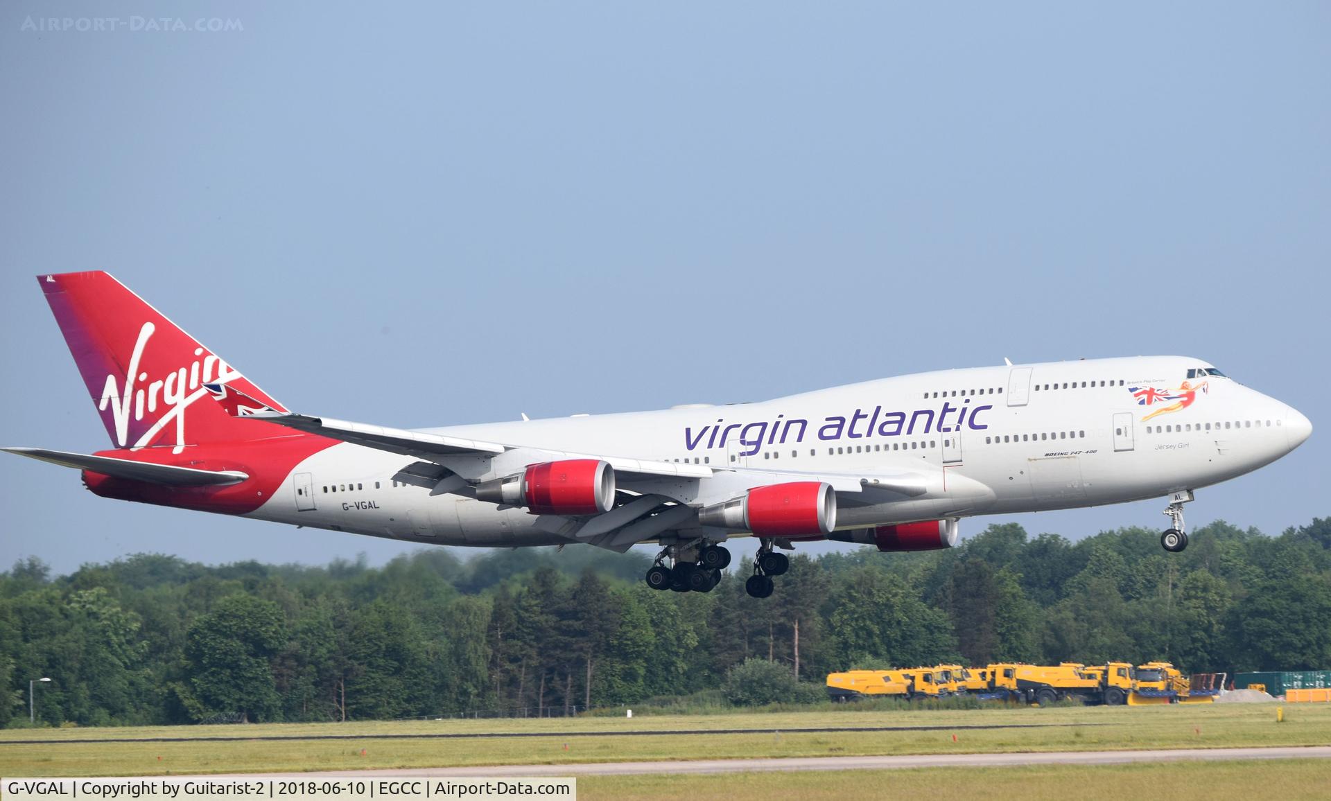 G-VGAL, 2001 Boeing 747-443 C/N 32337, At Manchester