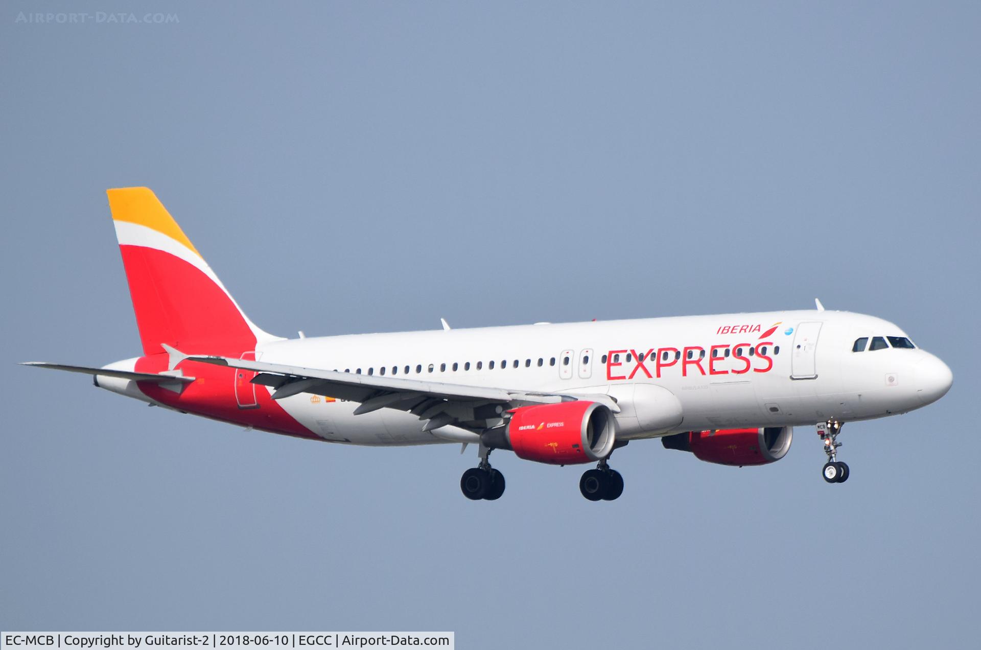EC-MCB, 1999 Airbus A320-214 C/N 1125, At Manchester