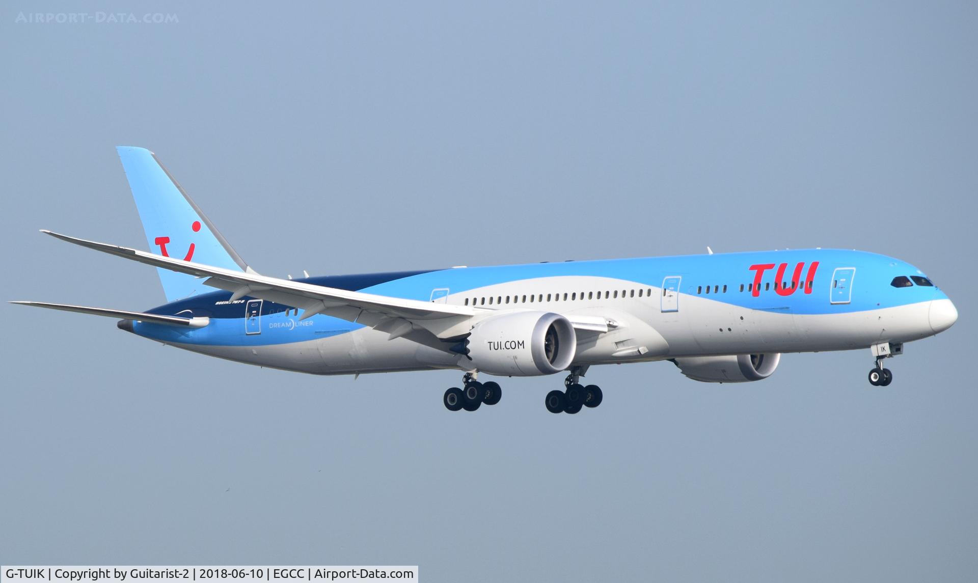 G-TUIK, 2017 Boeing 787-9 Dreamliner C/N 44579, At Manchester
