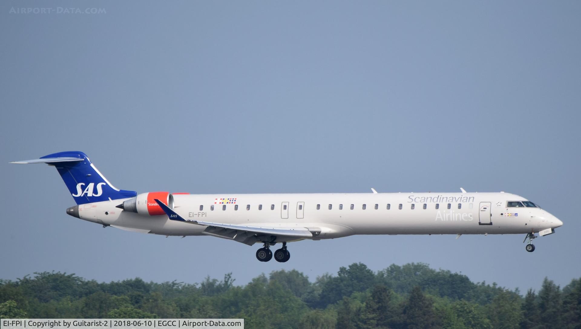 EI-FPI, 2016 Bombardier CRJ-900LR (CL-600-2D24) C/N 15425, At Manchester