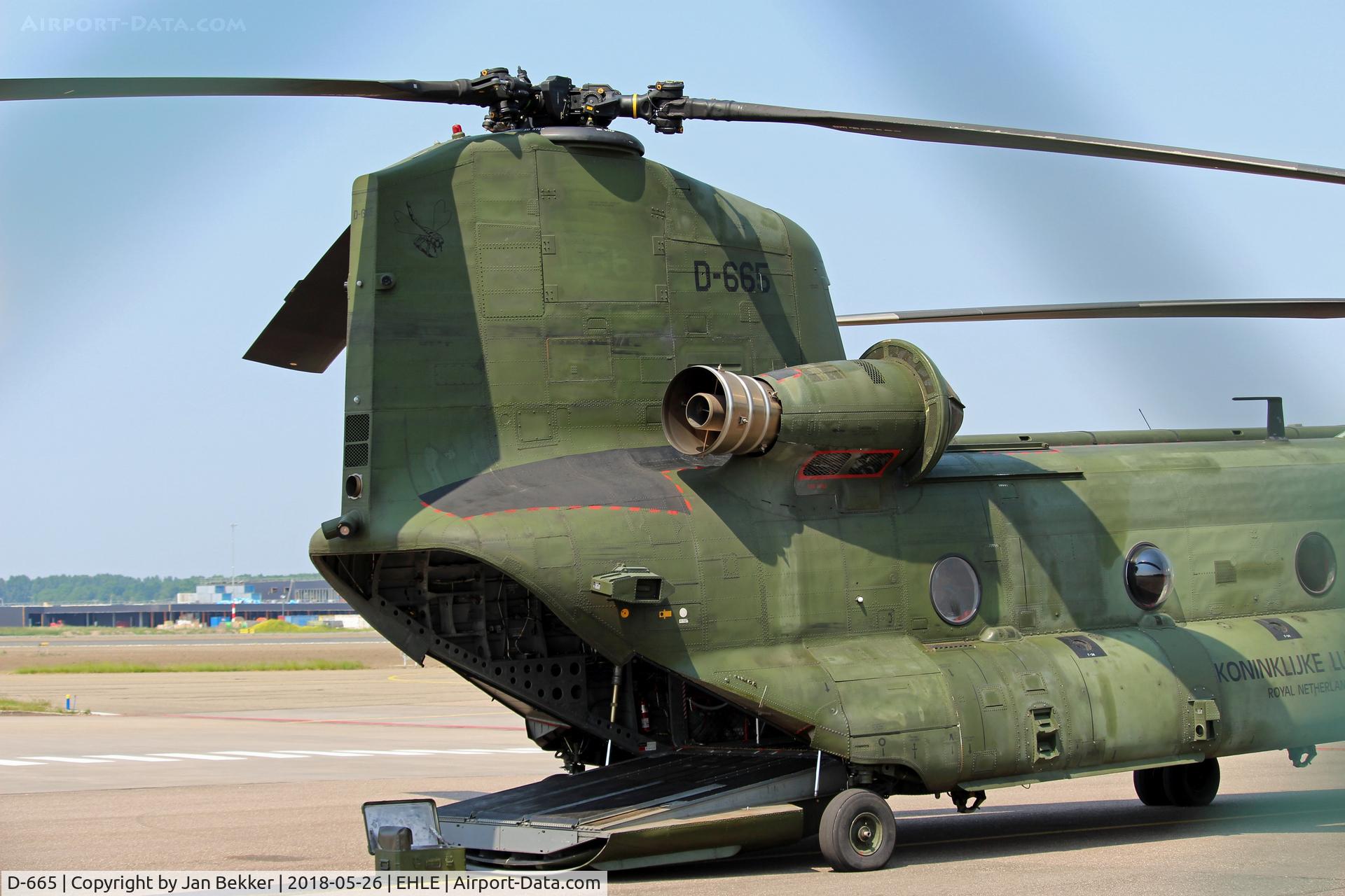 D-665, Boeing CH-47D Chinook C/N M.3665/NL-005, Lelystad Airport. Royal Netherlands Airforce (KLU)