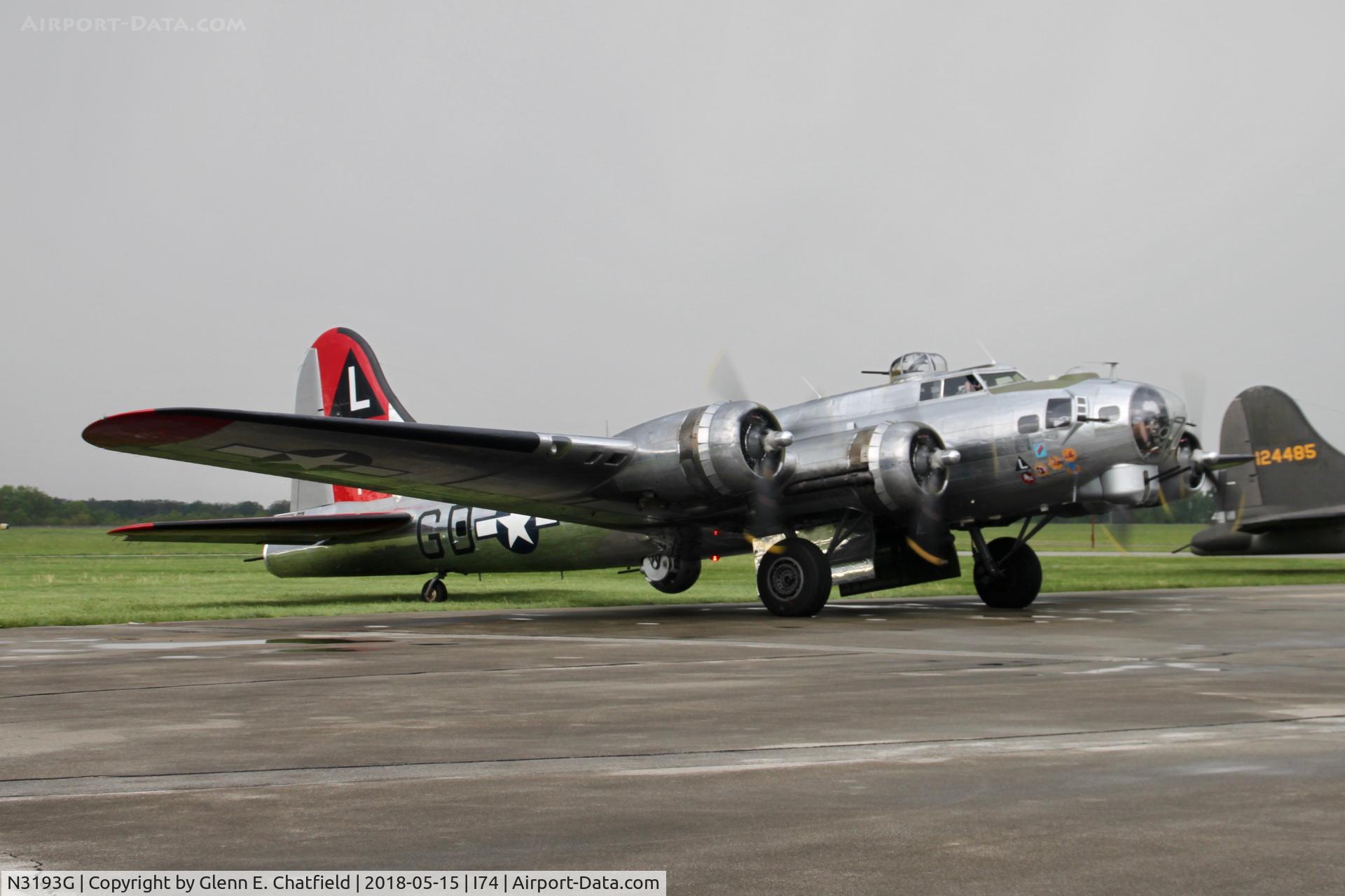 N3193G, 1944 Boeing B-17G Flying Fortress C/N 77255, Ready to taxi