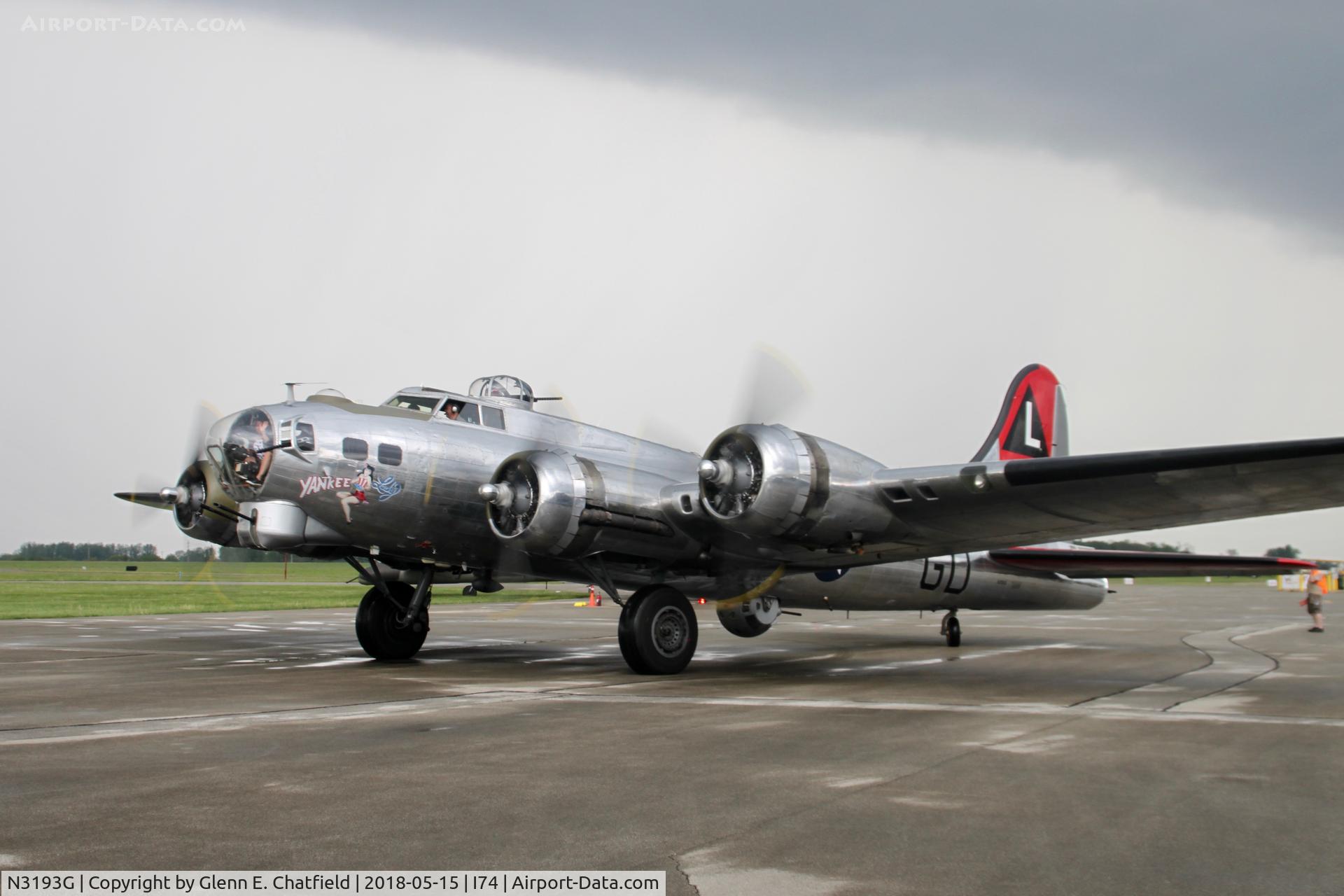 N3193G, 1944 Boeing B-17G Flying Fortress C/N 77255, Taxiing for departure