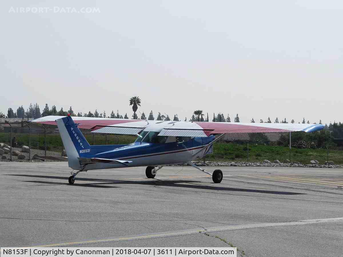 N8153F, 1973 Cessna A150L Aerobat C/N A1500454, Taking off