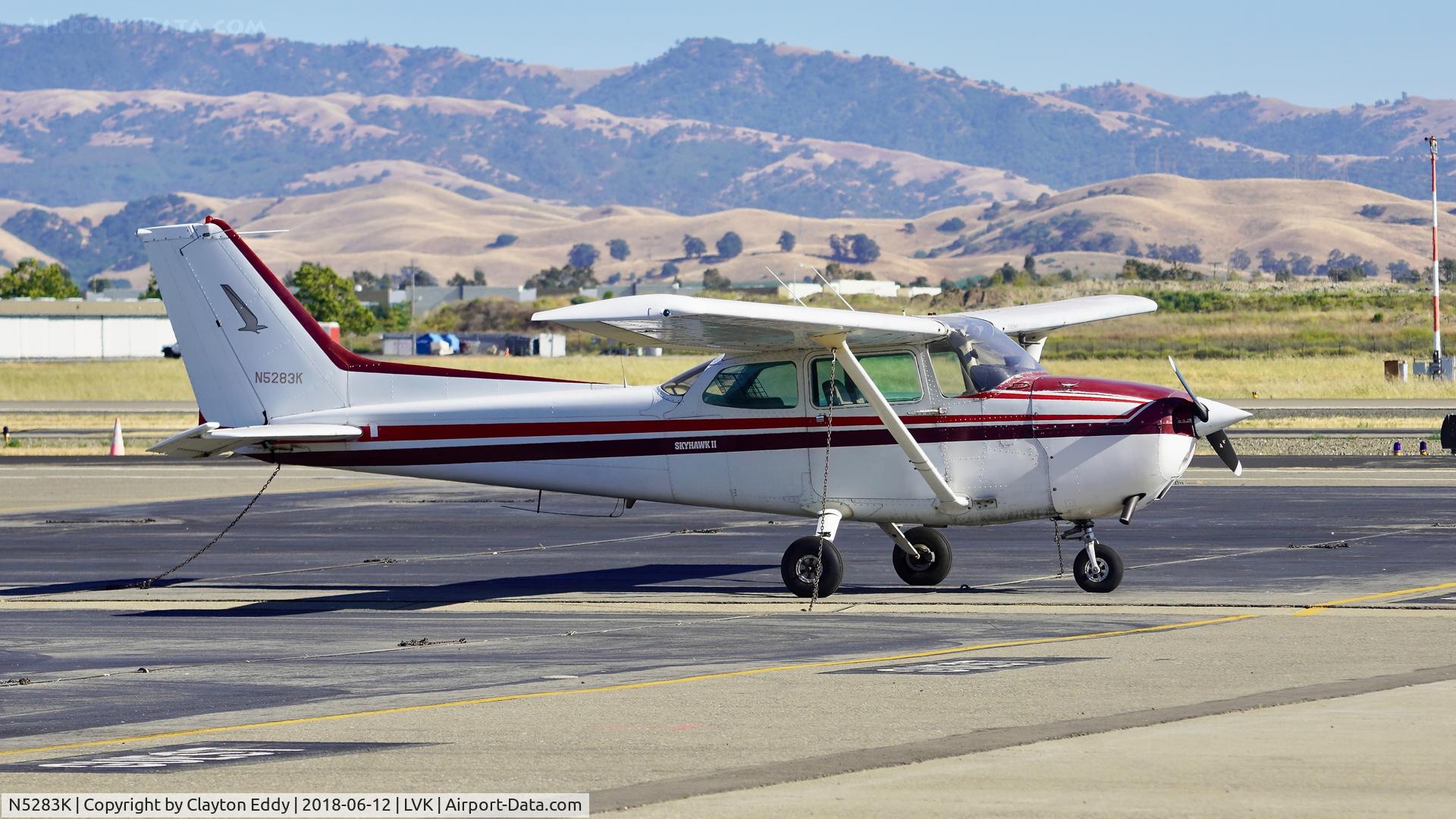 N5283K, 1980 Cessna 172P C/N 17274043, Livermore Airport California. 2018.