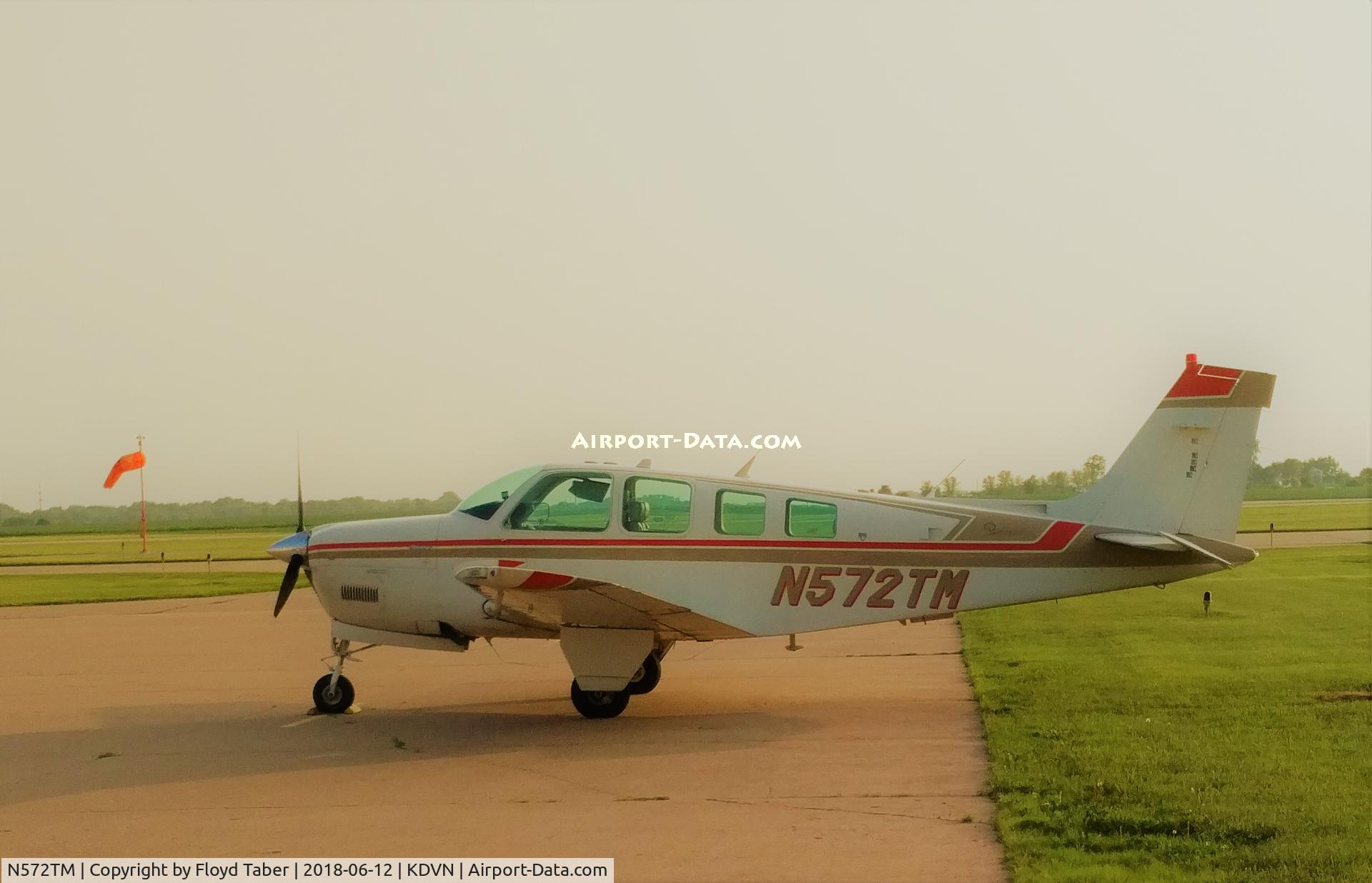 N572TM, 1984 Beech A36 Bonanza 36 C/N E-2125, On the ramp at Carver Aero