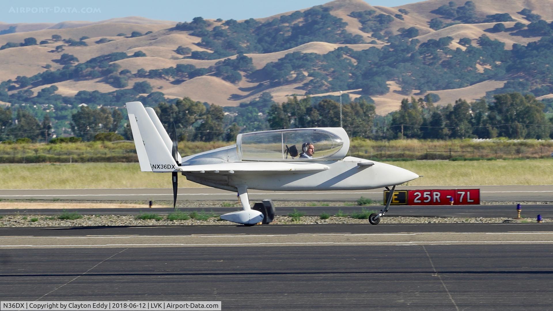 N36DX, 2017 Rutan Long-EZ C/N 001, Livermore Airport California 2018.