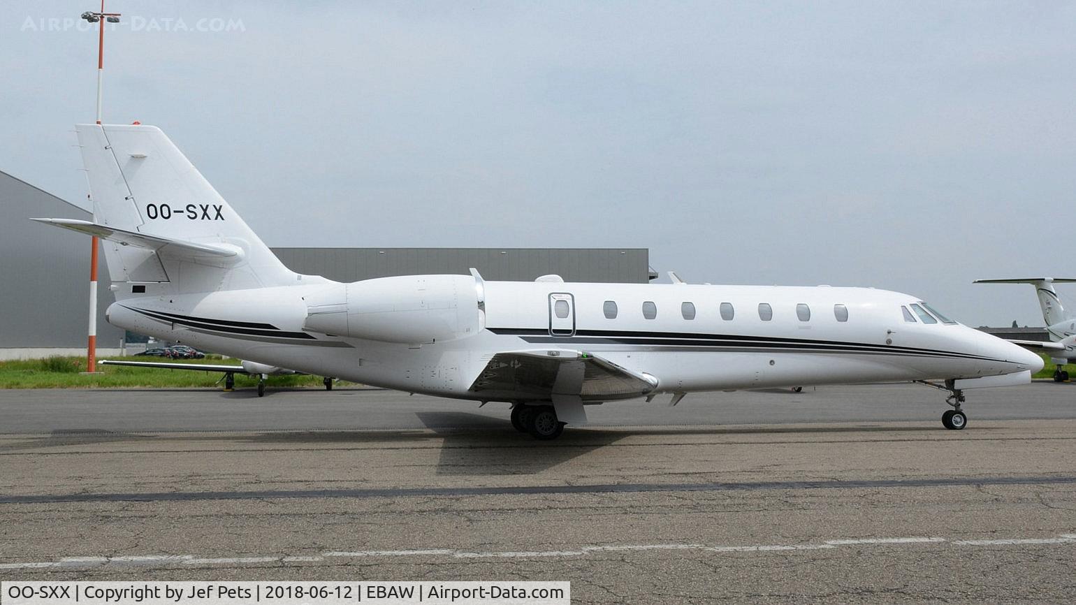 OO-SXX, 2006 Cessna 680 Citation Sovereign C/N 680-0079, At Antwerp Airport.