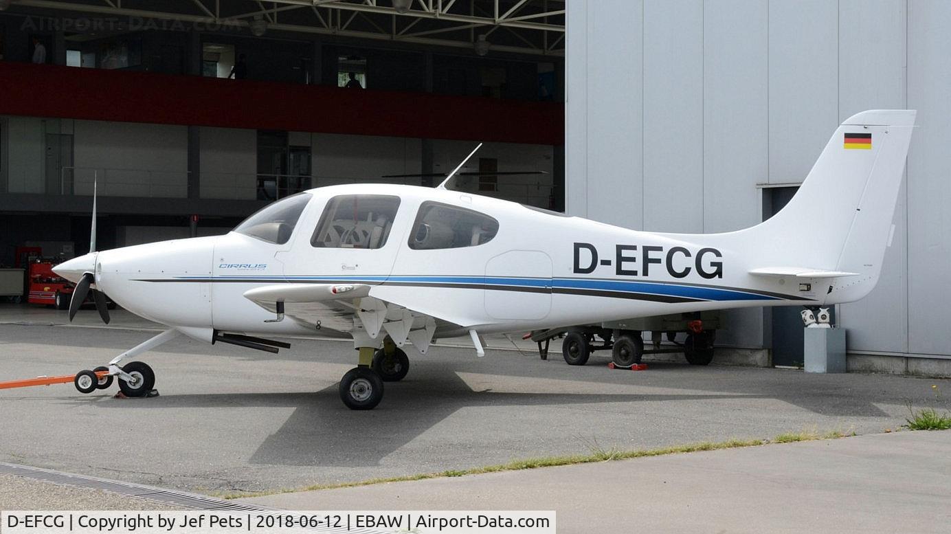 D-EFCG, 2000 Cirrus SR20 C/N 1092, At Antwerp Airport.