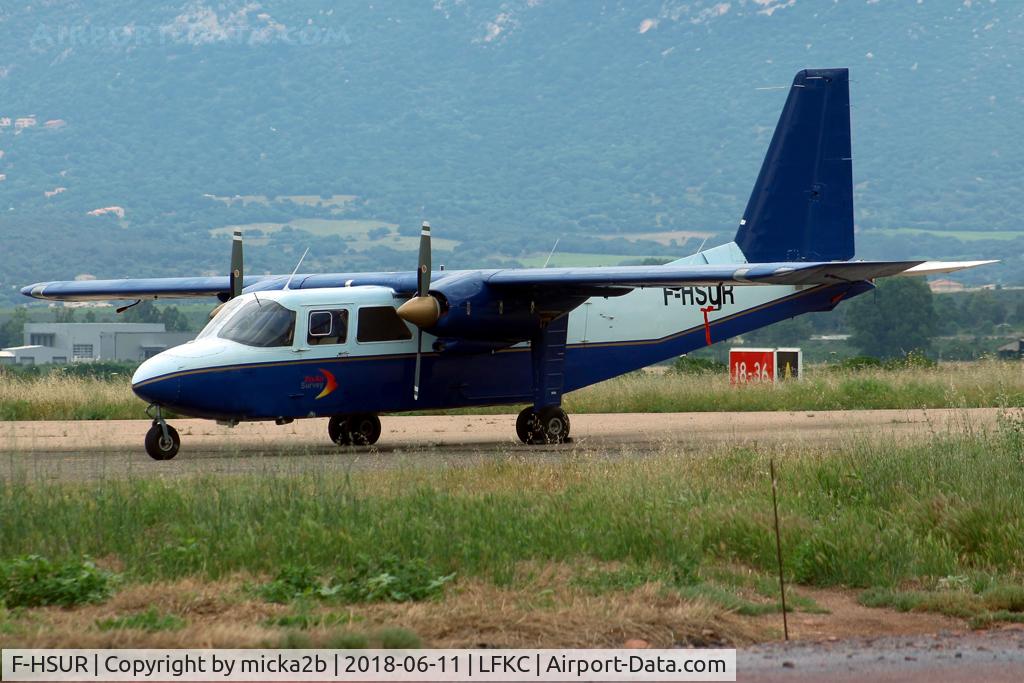 F-HSUR, 1976 Britten-Norman BN-2A-26 Islander C/N 530, Parked