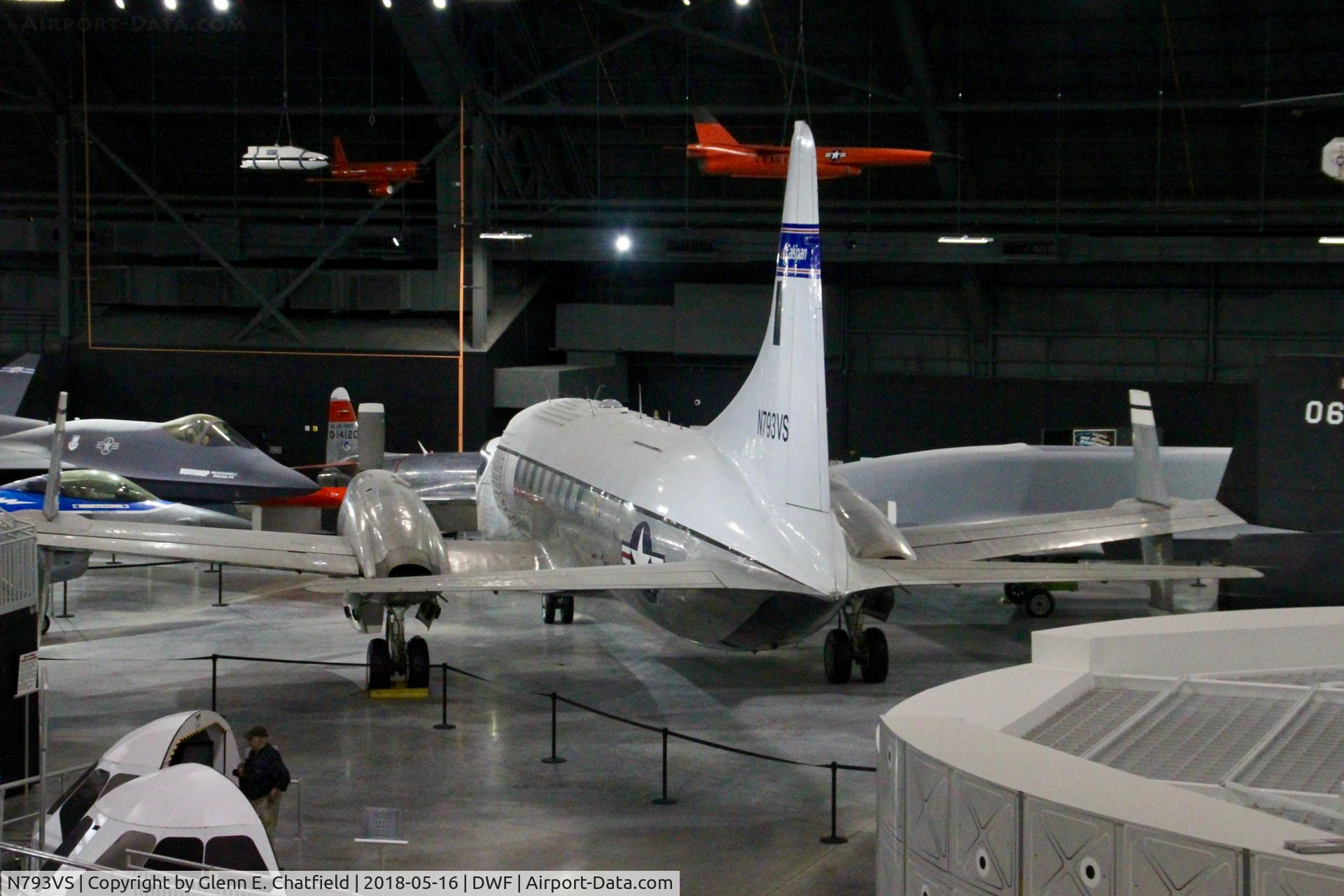 N793VS, 1955 Convair 340 C/N 245, NC-131H 53-7793. Hard to get photos of due to jammed position