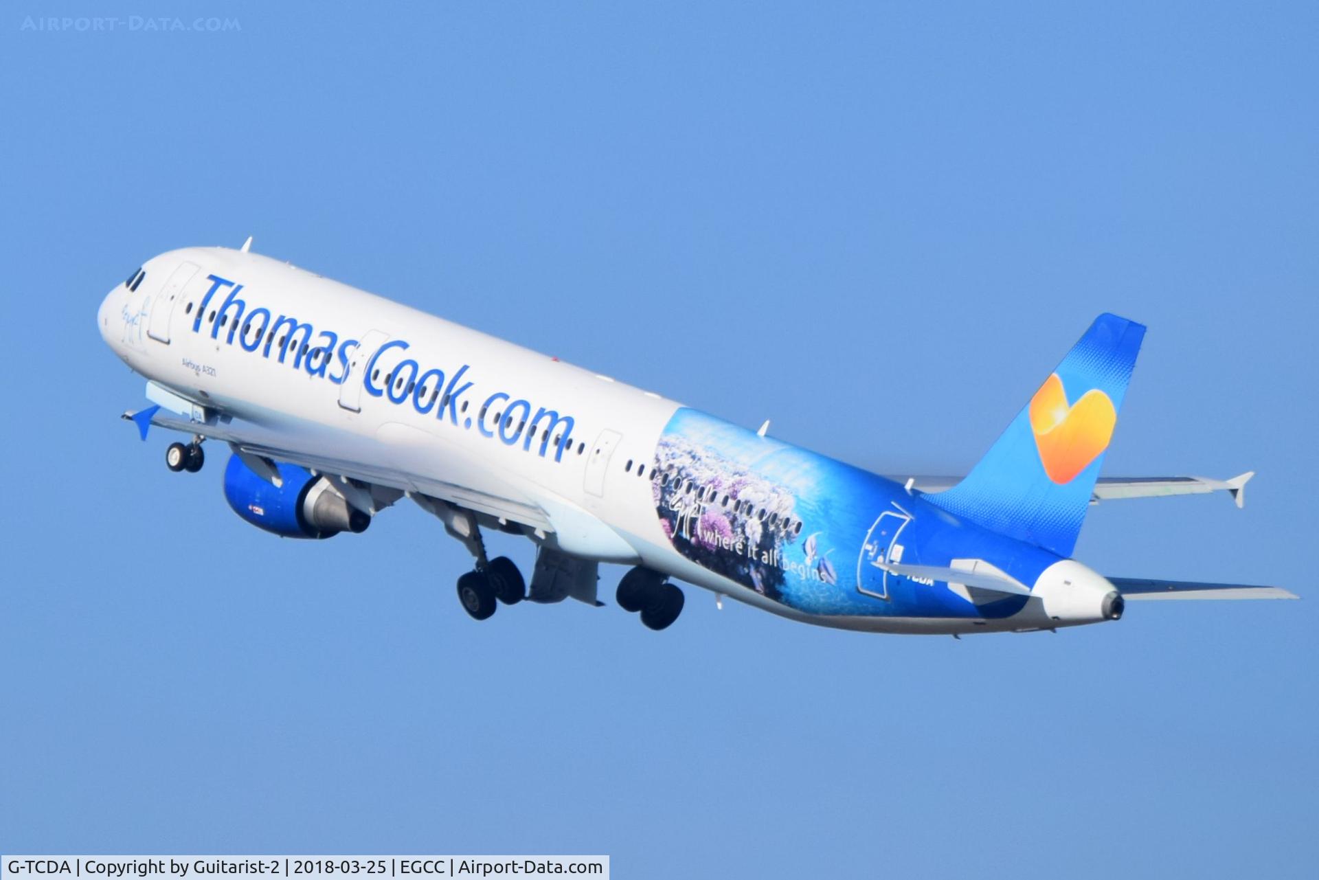 G-TCDA, 2003 Airbus A321-211 C/N 2060, At Manchester
