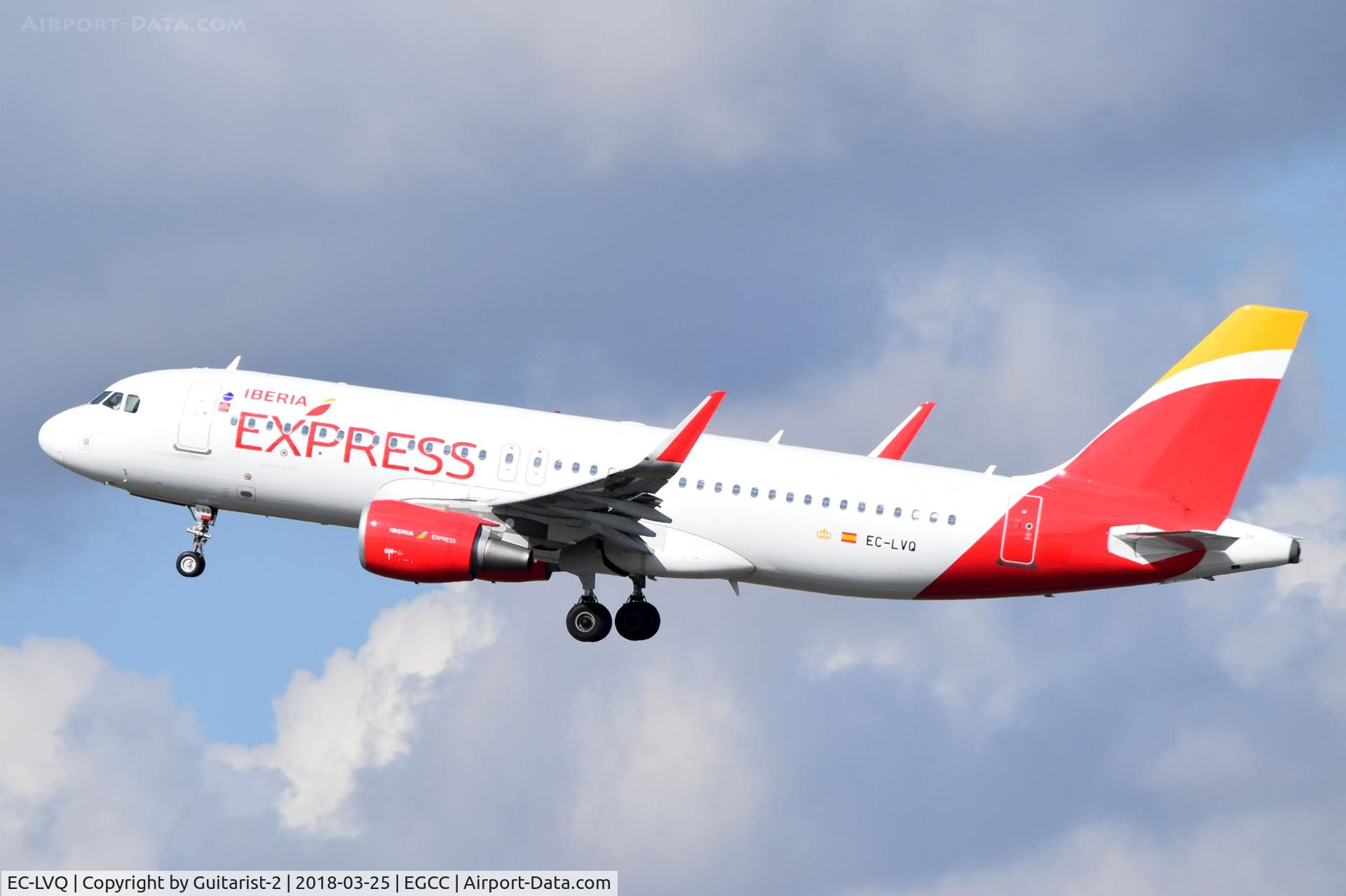 EC-LVQ, 2013 Airbus A320-216 C/N 5590, At Manchester