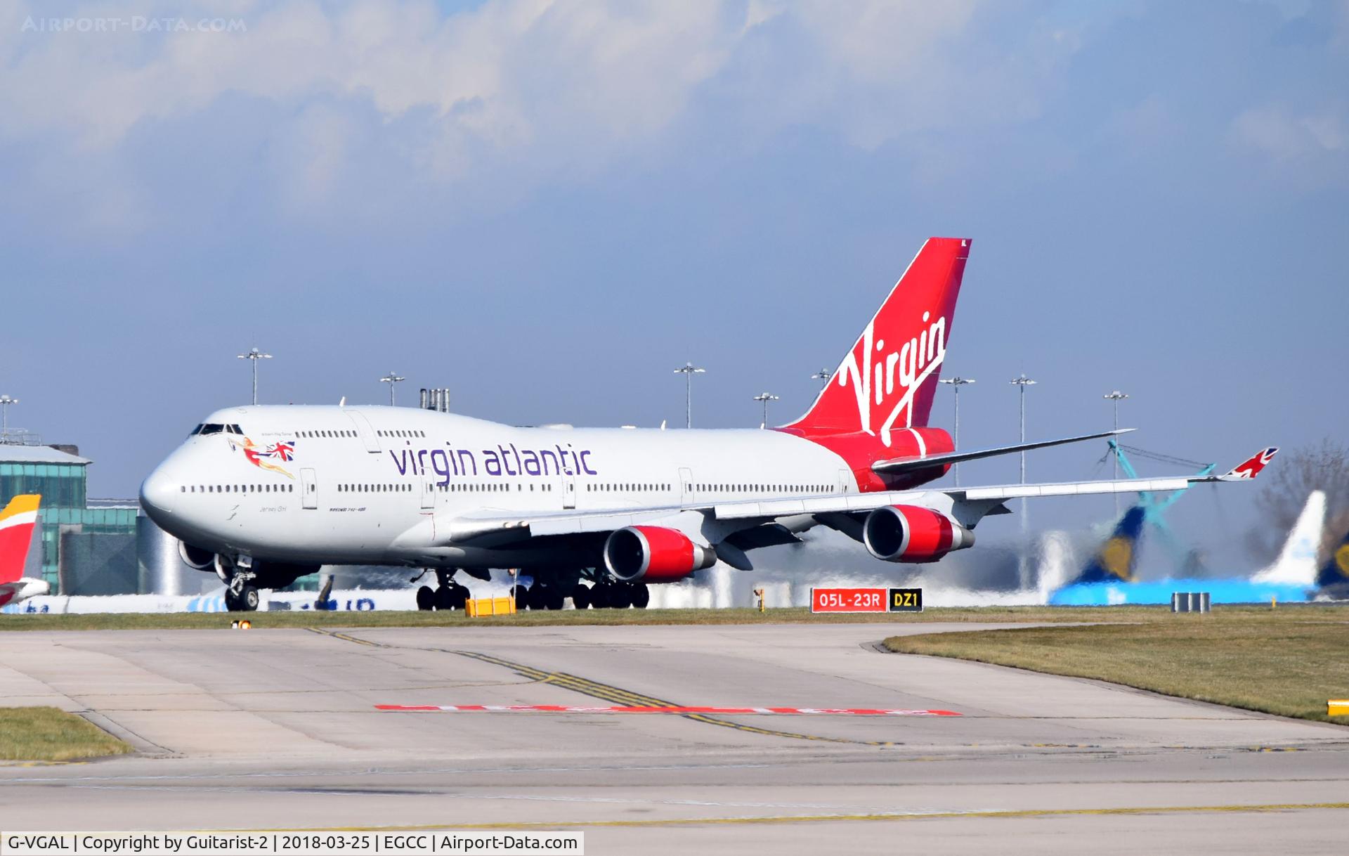 G-VGAL, 2001 Boeing 747-443 C/N 32337, At Manchester