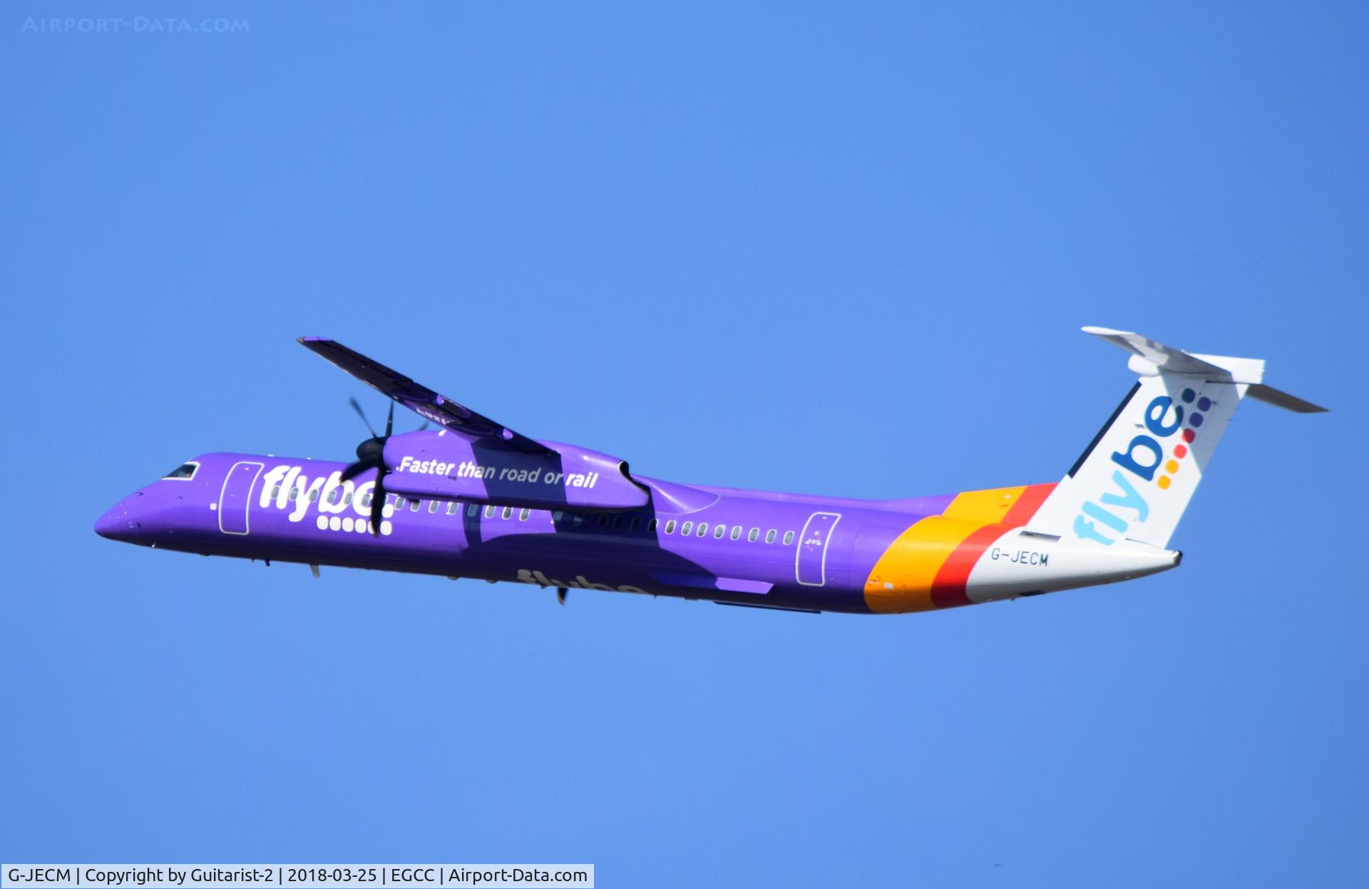 G-JECM, 2005 De Havilland Canada DHC-8-402Q Dash 8 C/N 4118, At Manchester
