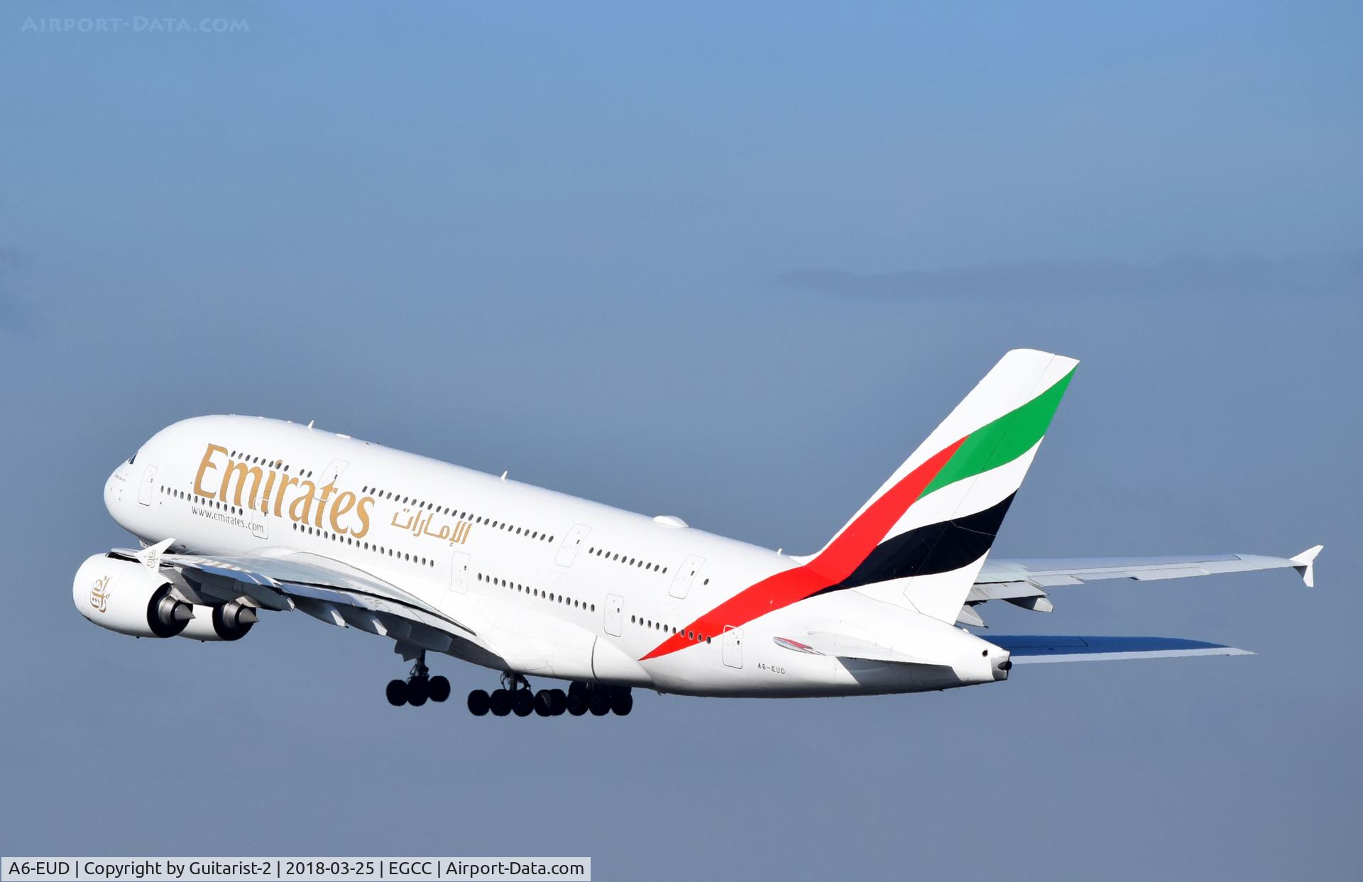 A6-EUD, 2016 Airbus A380-861 C/N 216, At Manchester