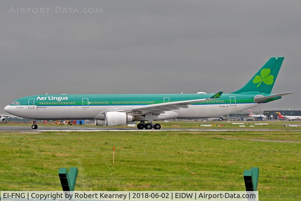 EI-FNG, 2016 Airbus A330-302 C/N 1742, Lining up r/w 28