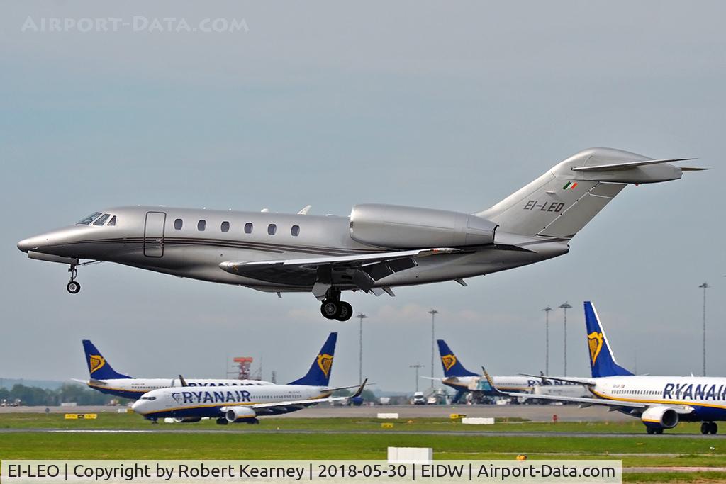 EI-LEO, 2004 Cessna 750 Citation X Citation X C/N 750-0232, Short final r/w 28