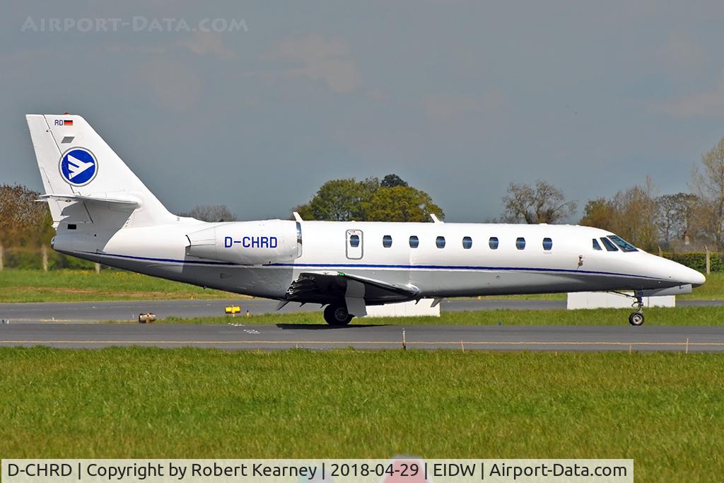 D-CHRD, 2007 Cessna 680 Citation Sovereign C/N 680-0142, Lining up r/w 10