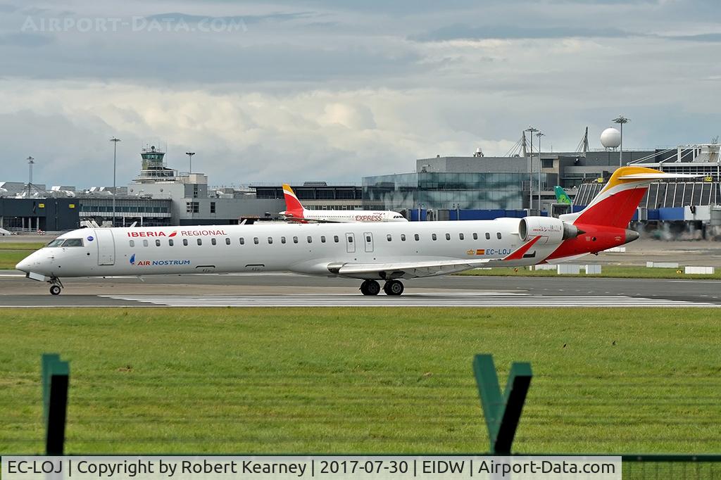 EC-LOJ, 2011 Bombardier CRJ-1000ER NG (CL-600-2E25) C/N 19018, Lining up r/w 28