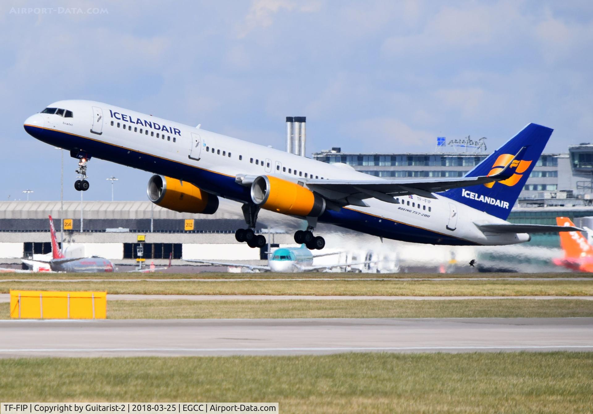 TF-FIP, 2000 Boeing 757-208 C/N 30423, At Manchester