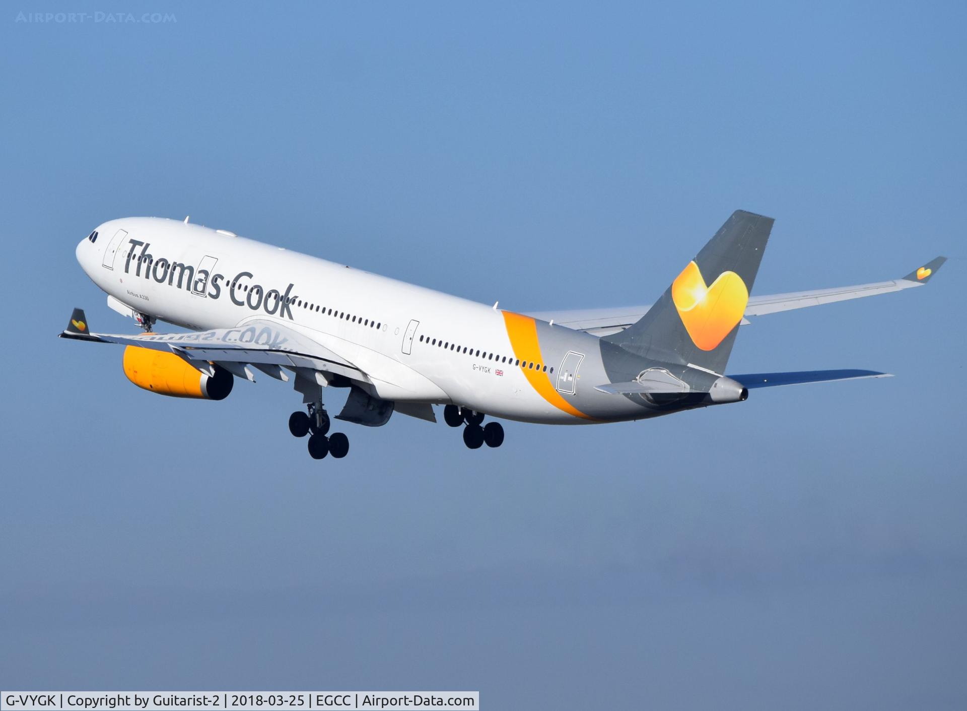 G-VYGK, 2014 Airbus A330-243 C/N 1498, At Manchester