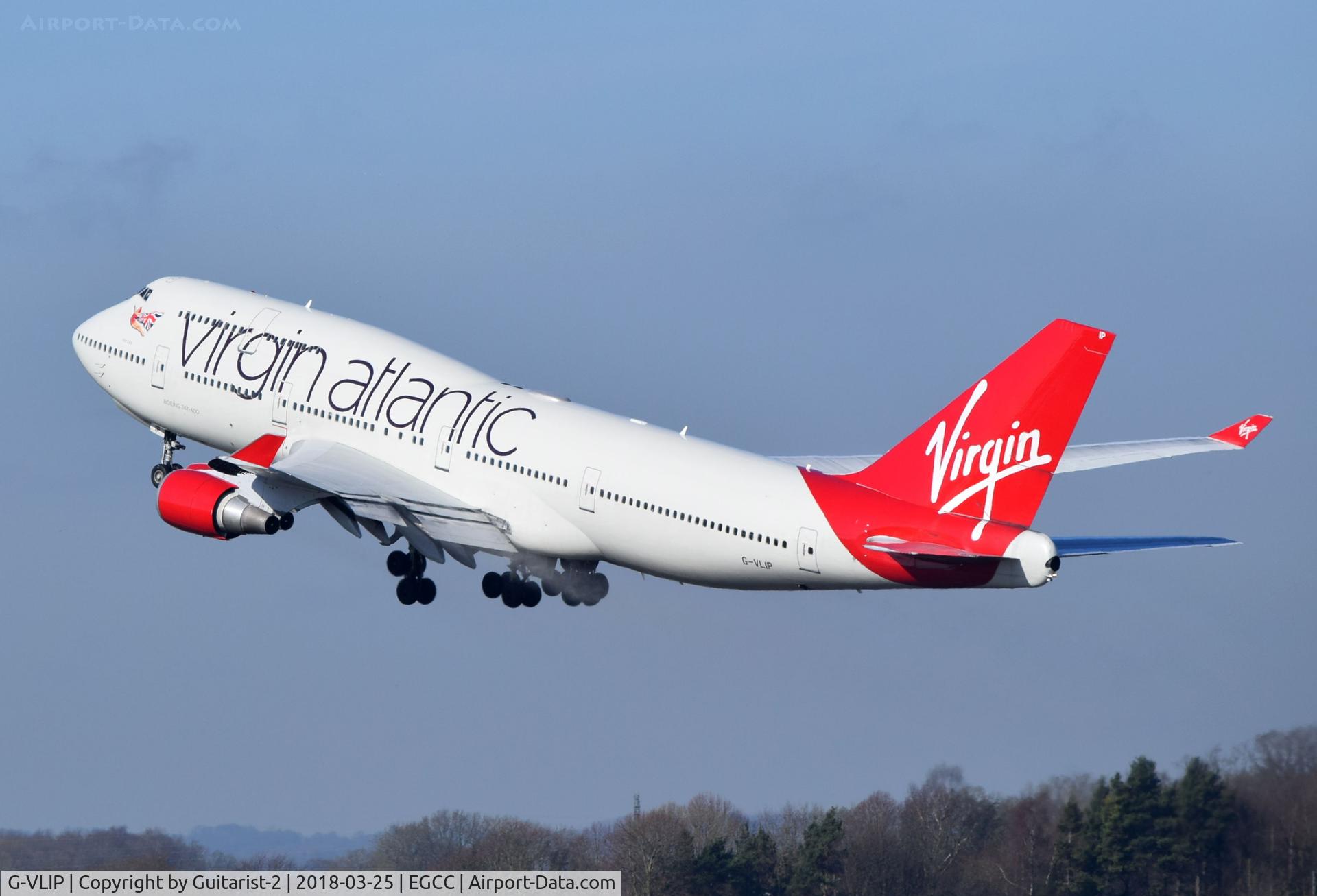 G-VLIP, 2001 Boeing 747-443 C/N 32338, At Manchester