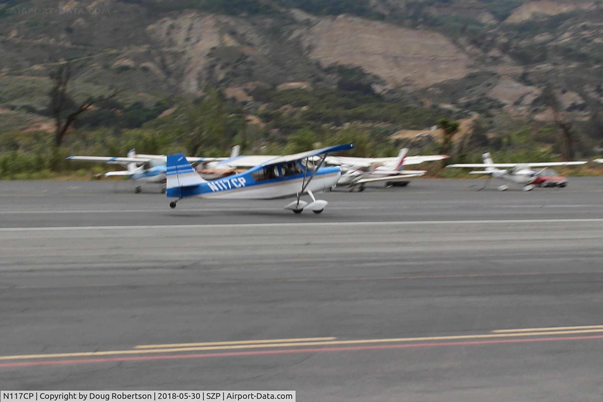 N117CP, American Champion 7GCBC Citabria C/N 1275-99, 1999 American Champion 7GCBC CITABRIA, Lycoming O-320 150 Hp, takeoff roll Rwy 22