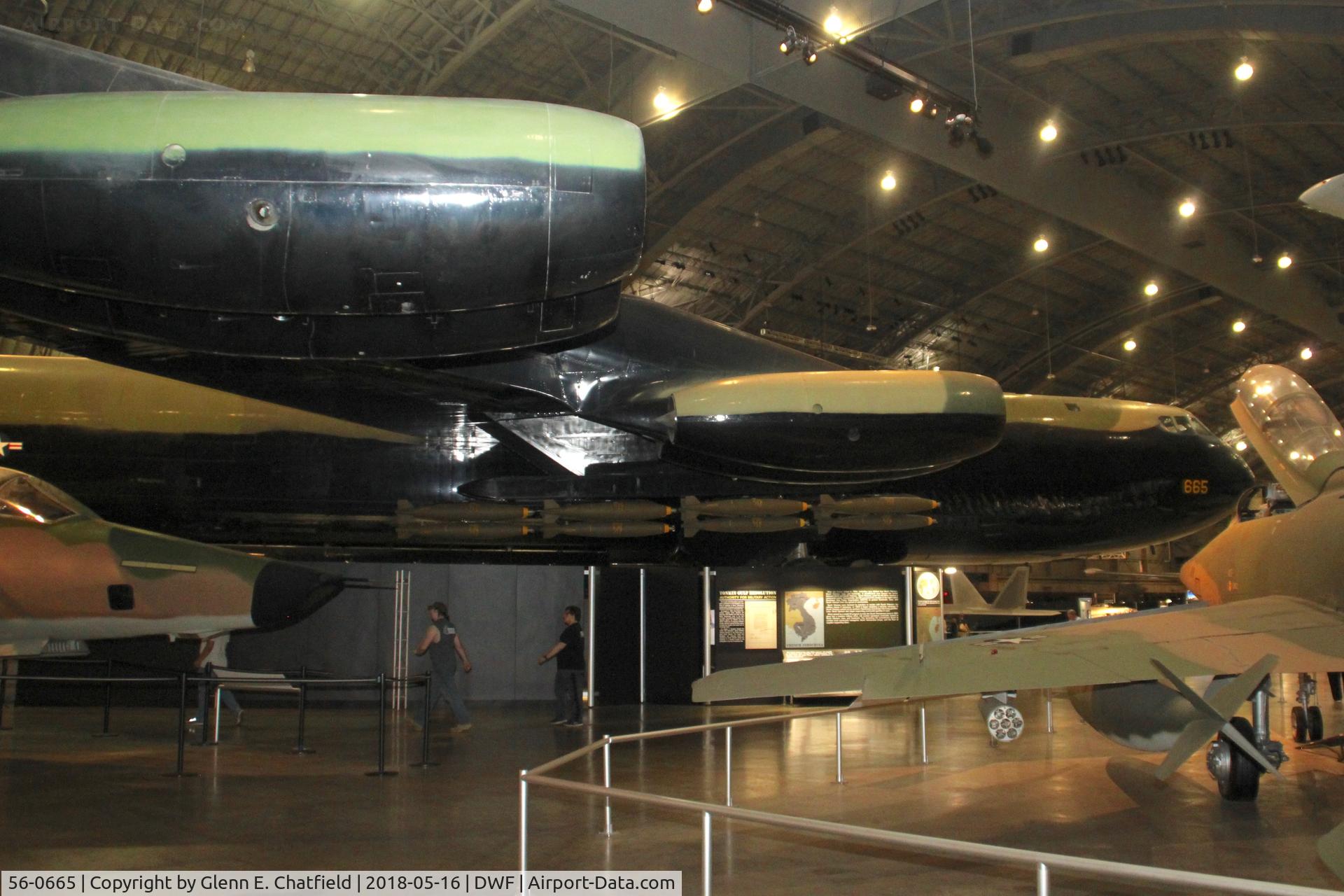 56-0665, 1956 Boeing B-52D-30-BW Stratofortress C/N 464036, A crowded right-side shot