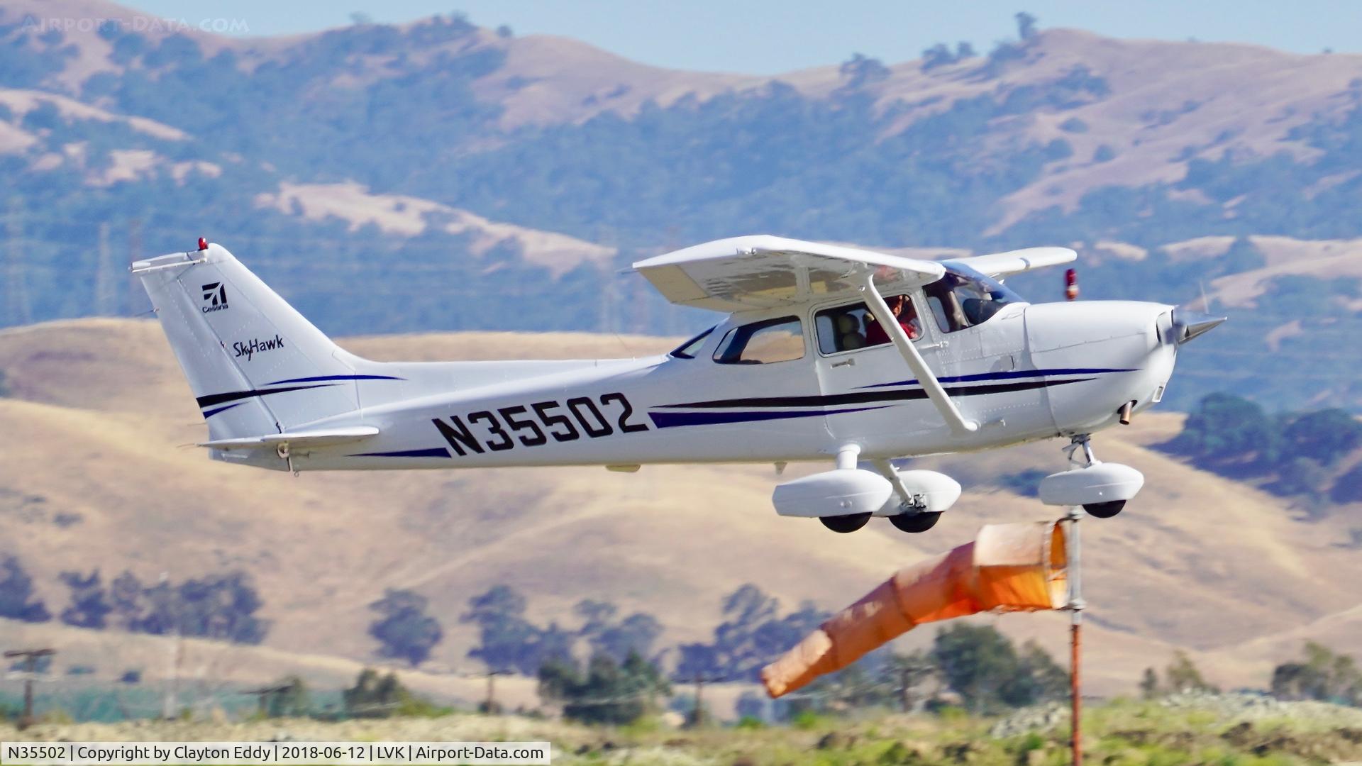 N35502, Cessna 172S C/N 172S8895, Livermore Airport California 2018.
