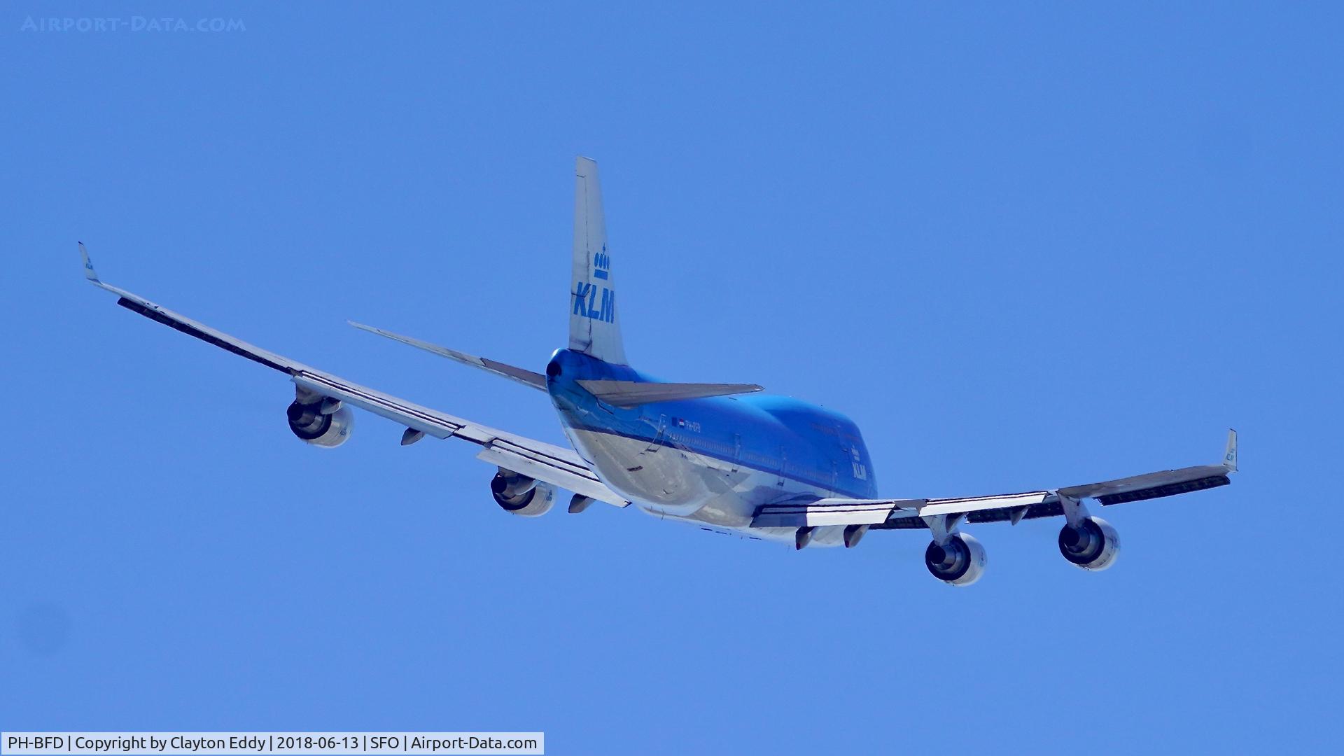 PH-BFD, 1989 Boeing 747-406BC C/N 24001, SFO 2018.