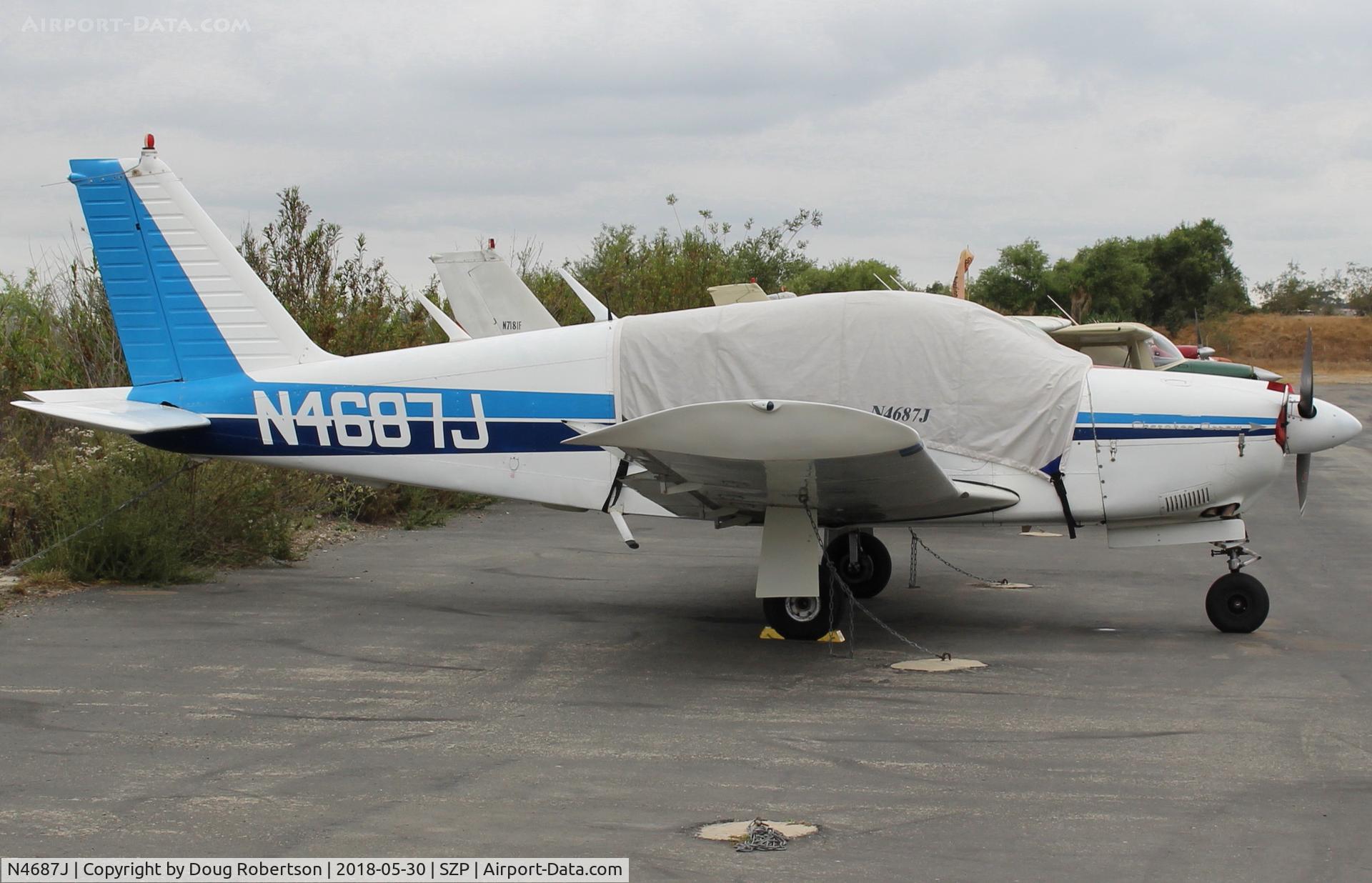N4687J, 1968 Piper PA-28R-180 Cherokee Arrow C/N 28R-30589, 1968 Piper PA-28R-180 ARROW, Lycoming IO-360 180 Hp