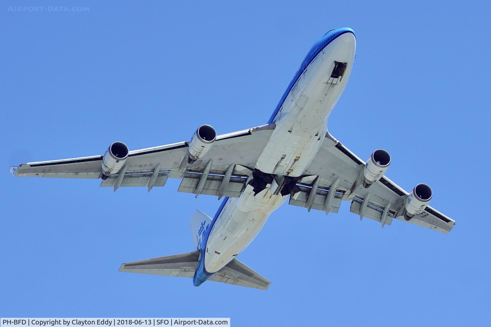PH-BFD, 1989 Boeing 747-406BC C/N 24001, SFO 2018.