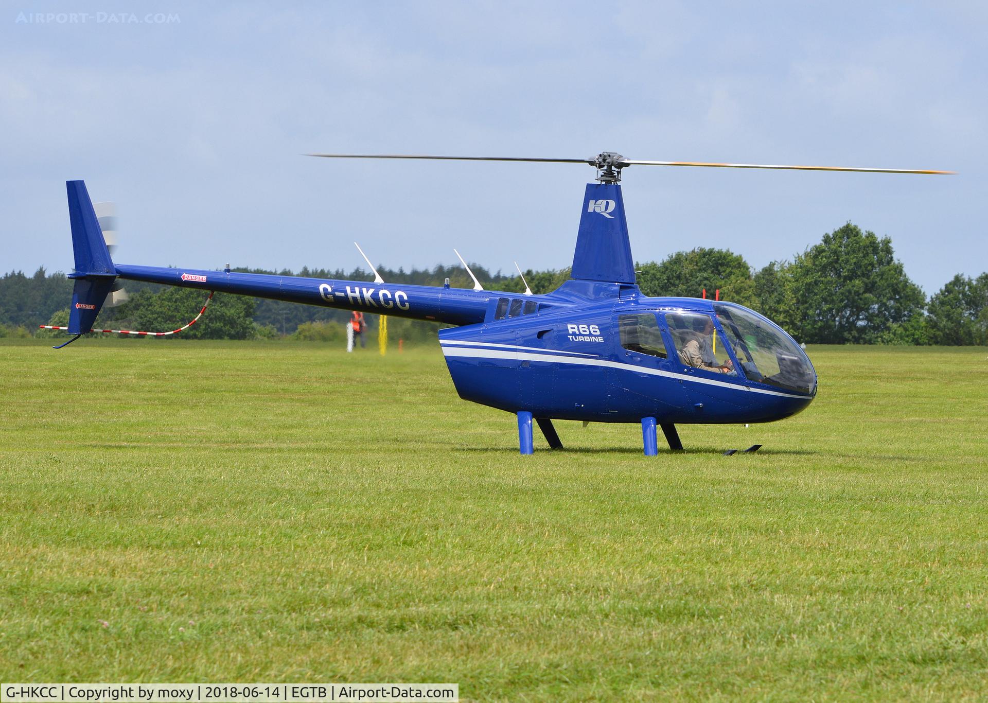 G-HKCC, 2014 Robinson R66 Turbine C/N 0516, Robinson R66 Turbine at Wycombe Air Park. Ex N664VA
