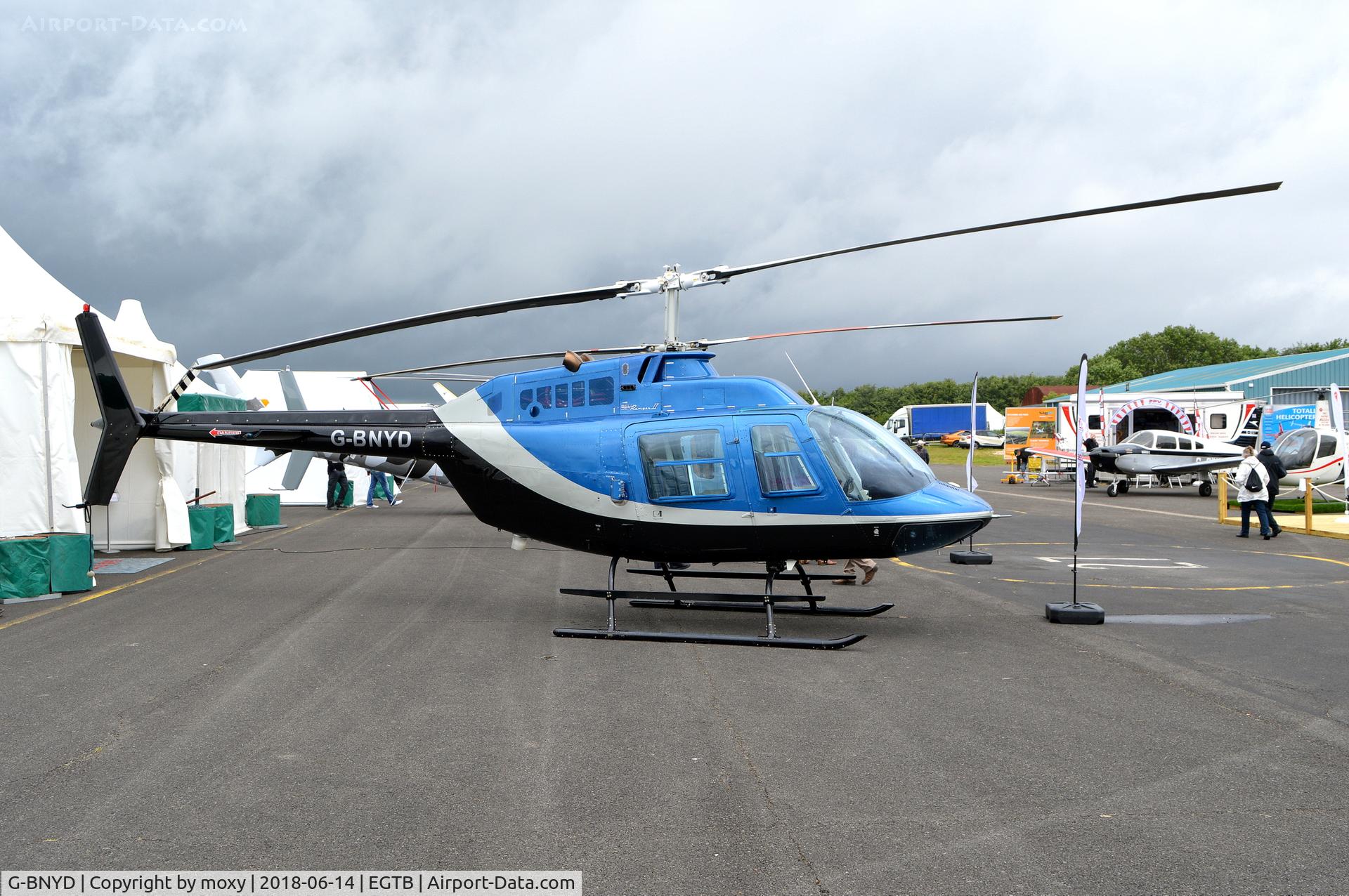 G-BNYD, 1976 Bell 206B JetRanger III C/N 1911, Bell 206B JetRanger III at Wycombe Air Park. Ex N3254P