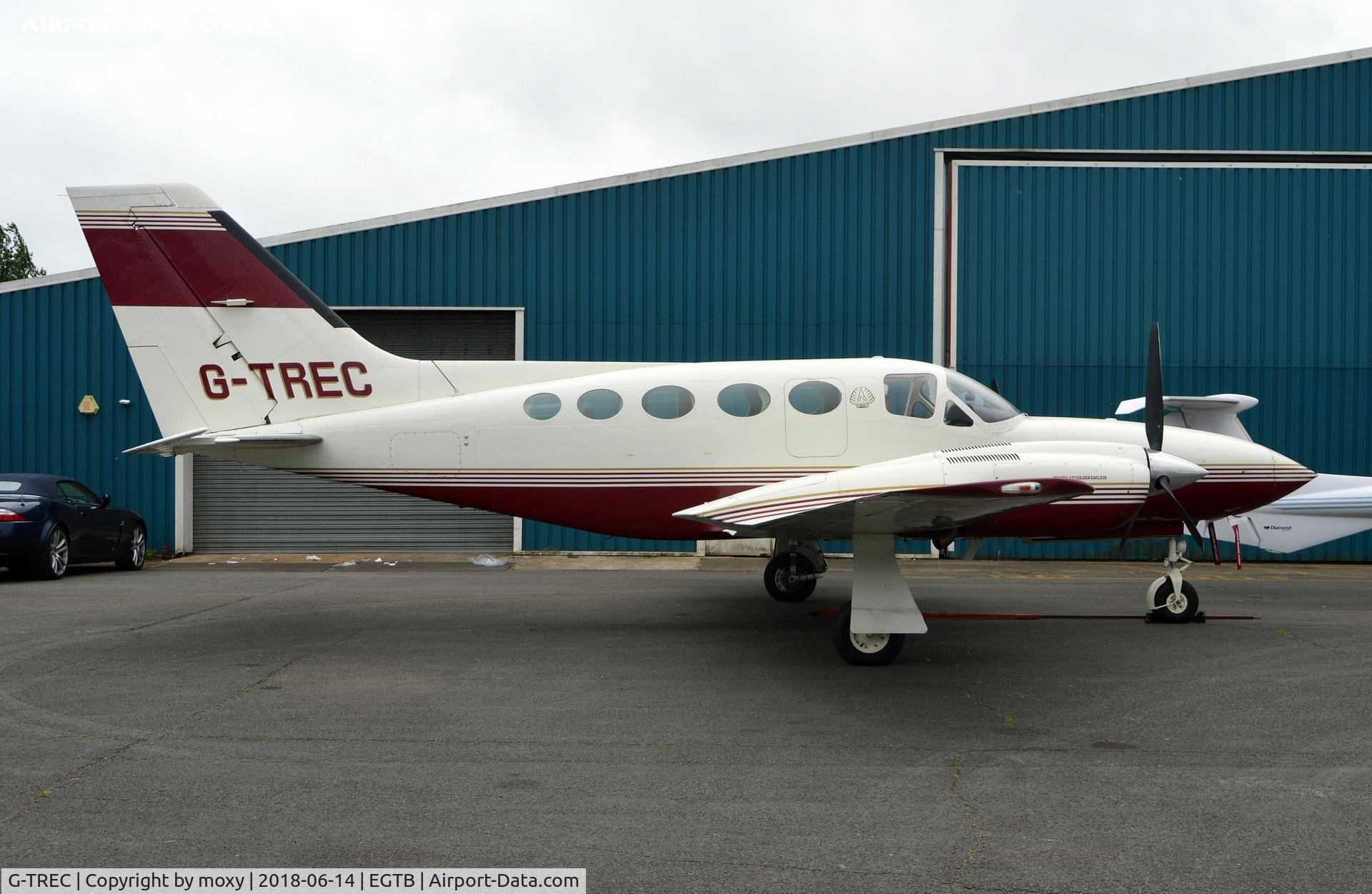 G-TREC, 1980 Cessna 421C Golden Eagle C/N 421C-0838, Cessna 421C at Wycombe Air Park.