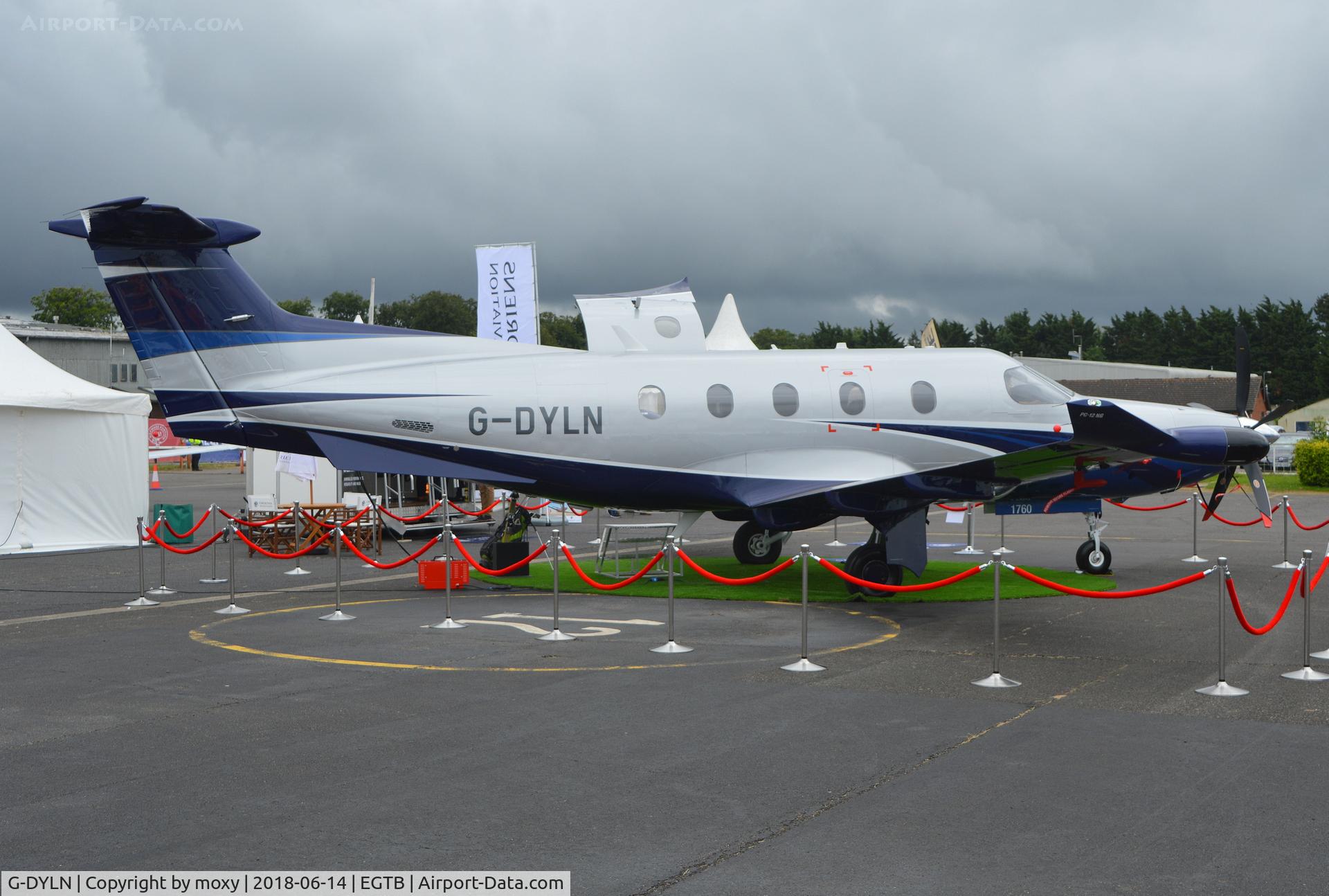 G-DYLN, 2017 Pilatus PC-12/47E C/N 1760, Pilatus PC-12/47E at Wycombe Air Park.