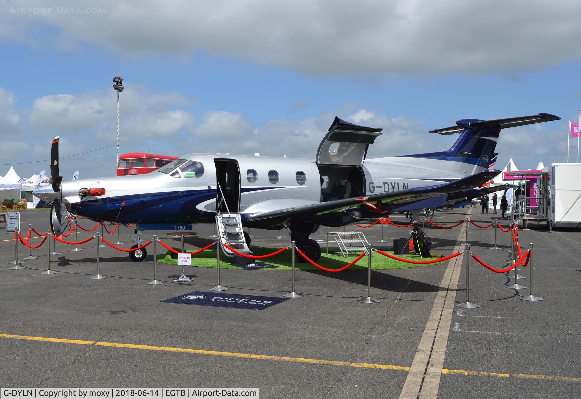 G-DYLN, 2017 Pilatus PC-12/47E C/N 1760, Pilatus PC-12/47E at Wycombe Air Park.