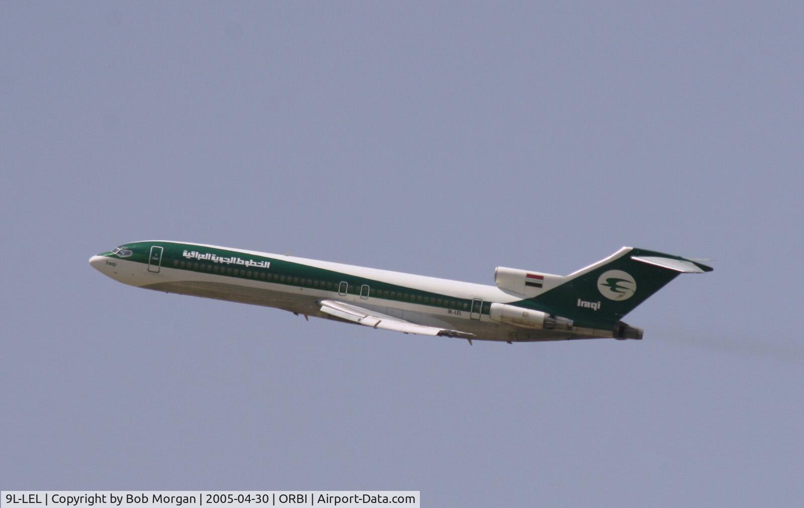 9L-LEL, 1978 Boeing 727-247 C/N 21483, Departing Baghdad International April 30, 2005.