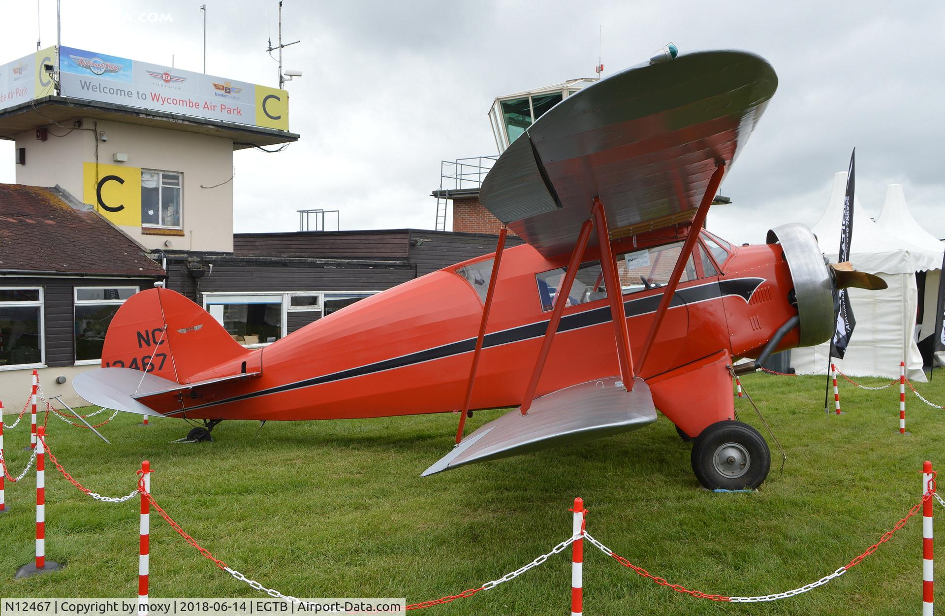 N12467, 1932 Waco UEC C/N 3620, Waco UEC at Wycombe Air Park.