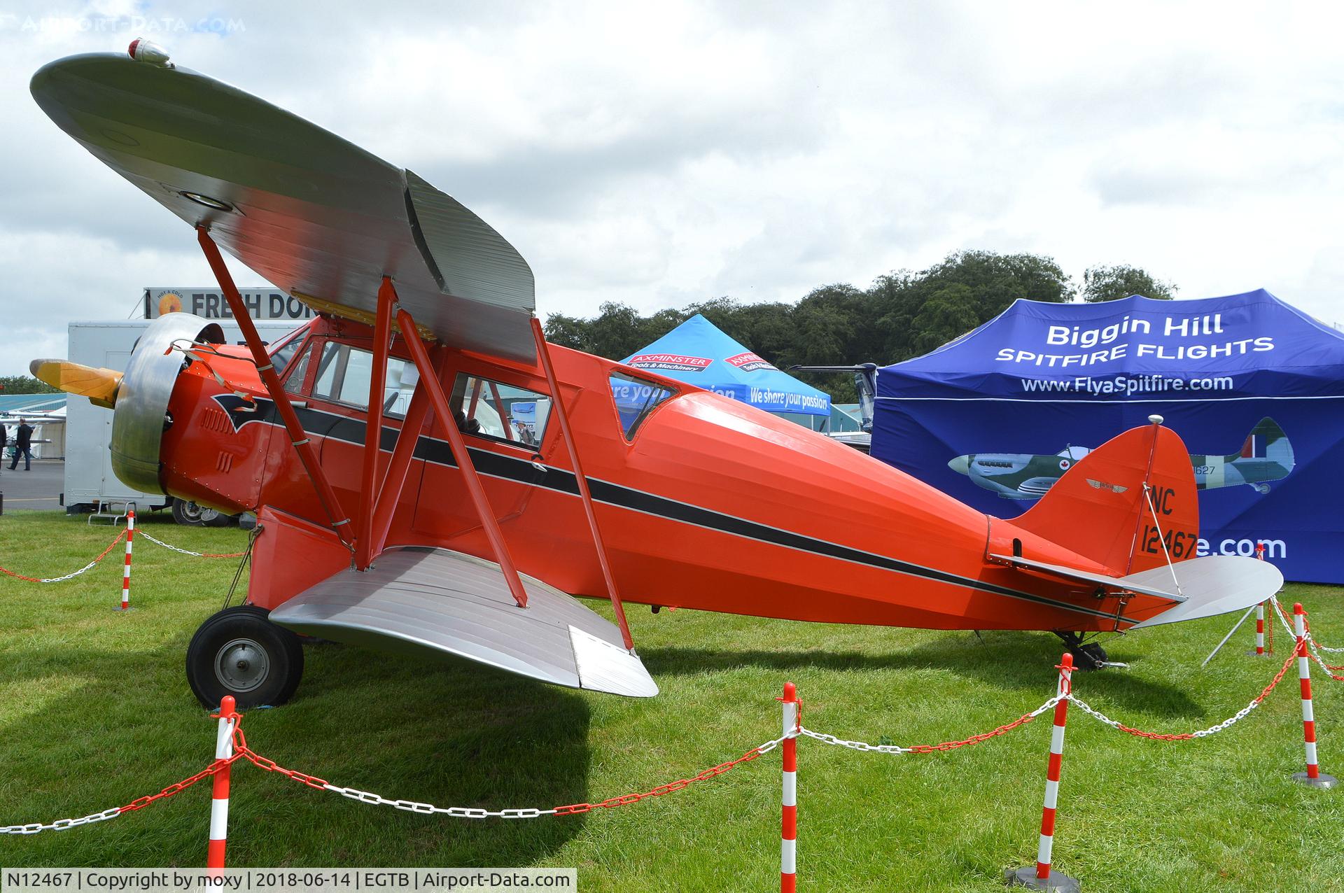 N12467, 1932 Waco UEC C/N 3620, Waco UEC at Wycombe Air Park.