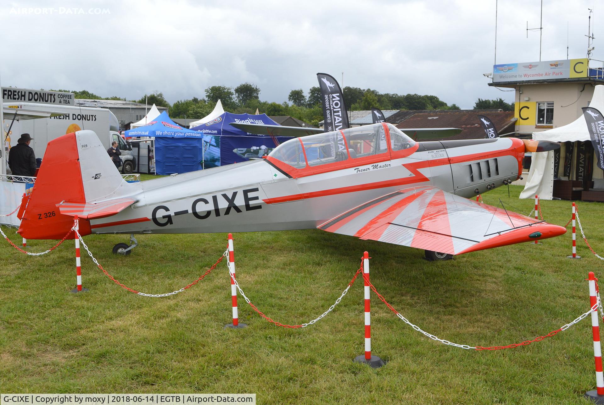 G-CIXE, Zlin Z-326 Trener Master C/N 928, Zlin Z-326 Trener Master at Wycombe Air Park.