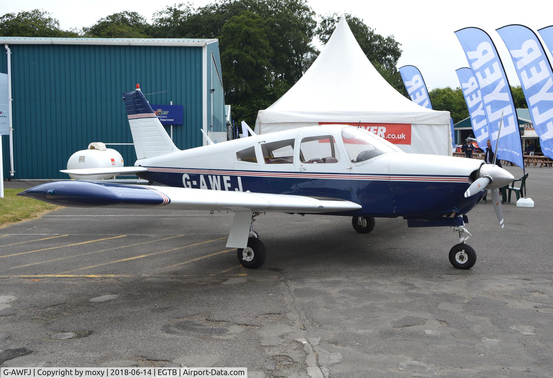 G-AWFJ, 1968 Piper PA-28R-180 Cherokee Arrow C/N 28R-30688, Piper PA-28R-180 Cherokee Arrow at Wycombe Air Park.