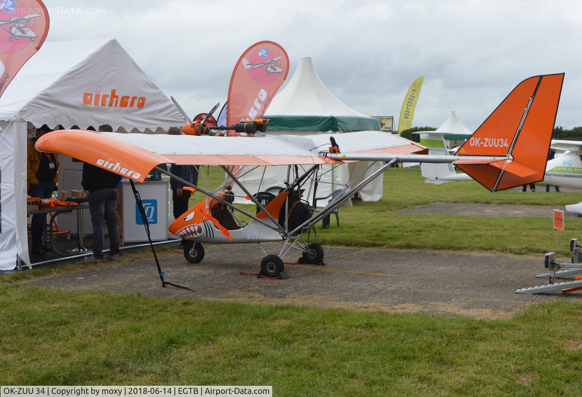 OK-ZUU 34, Letov LK-2M Sluka C/N 8191090009, Letov LK-2M Sluka at Wycombe Air Park.