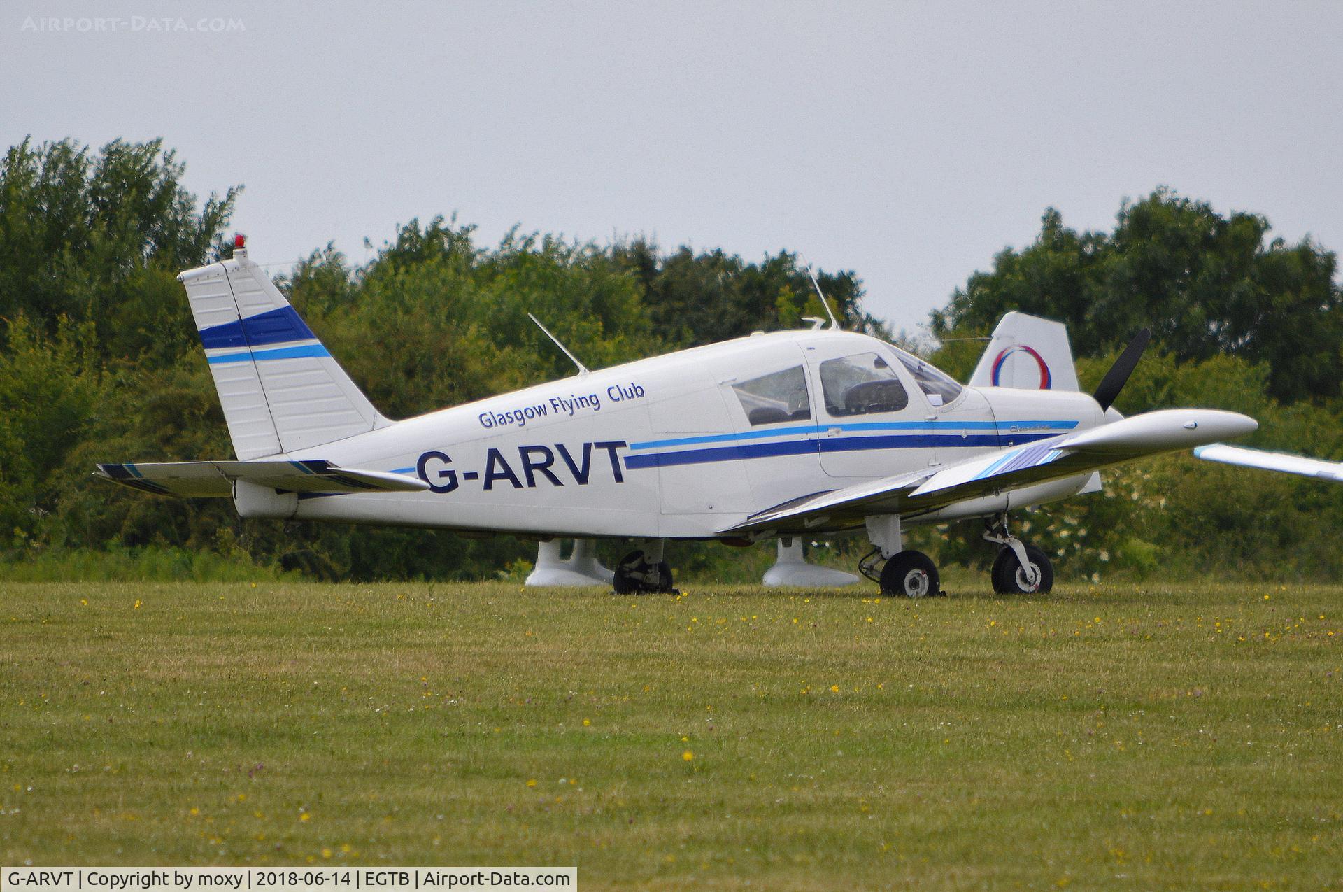 G-ARVT, 1962 Piper PA-28-160 Cherokee Cherokee C/N 28-379, Piper PA-28-160 Cherokee at Wycombe Air Park.