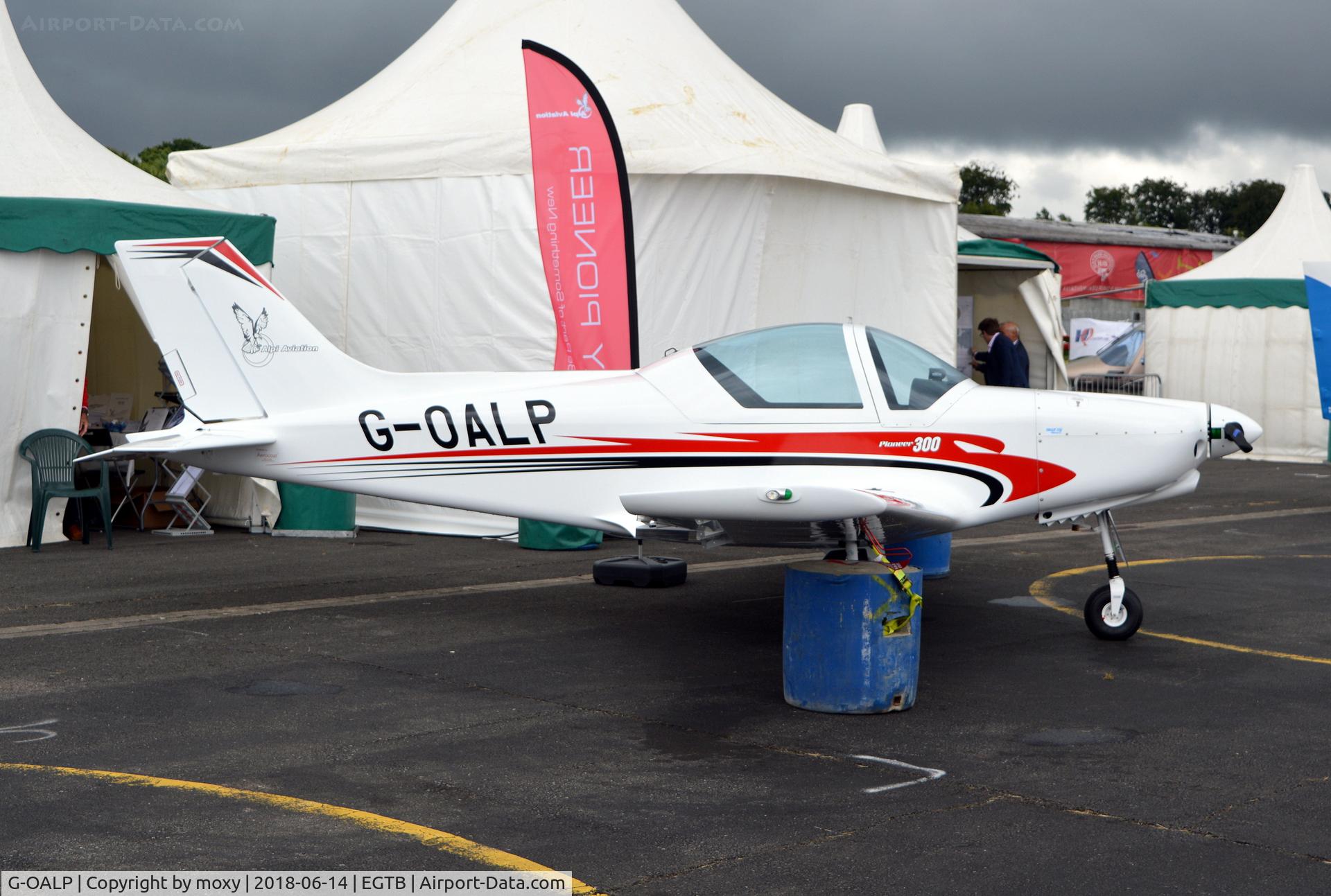G-OALP, 2017 Alpi Aviation Pioneer 300 Hawk C/N LAA 330A-15471, Alpi Aviation Pioneer 300 Hawk at Wycombe Air Park.