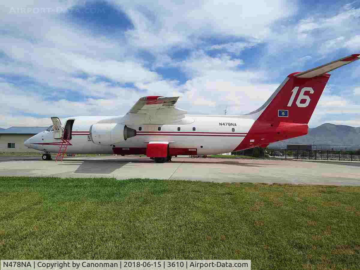N478NA, 1986 British Aerospace BAe.146-200A C/N E2074, Opened to cool off